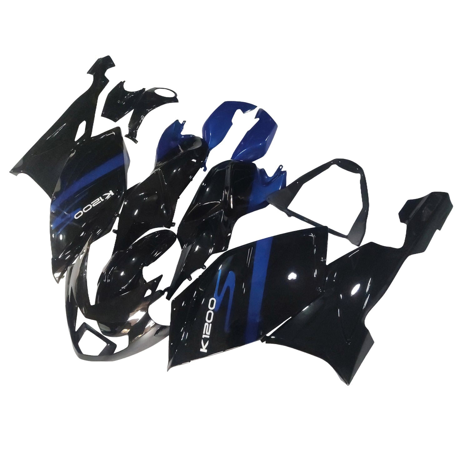 Amotopart BMW 2005-2010 K1200S Blue Black Fairing Kit