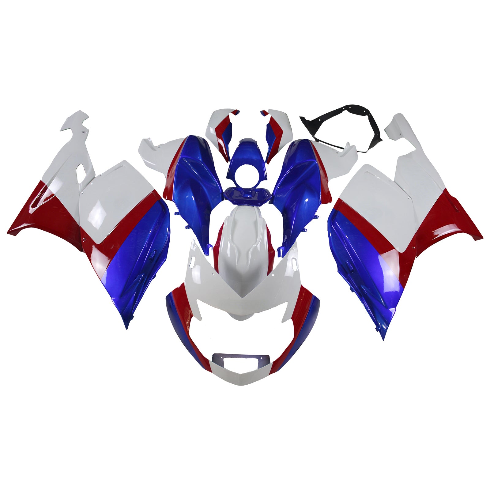 Amotopart 2005-2010 BMW K1200S Blue&Red Fairing Kit