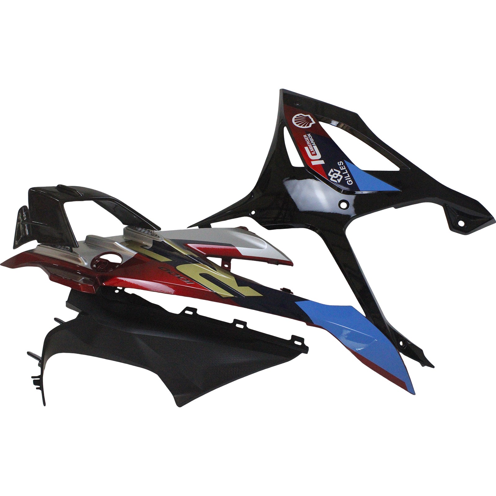Amotopart 2023-2024 S1000RR BMW Red&Blue Style2 Fairing Kit