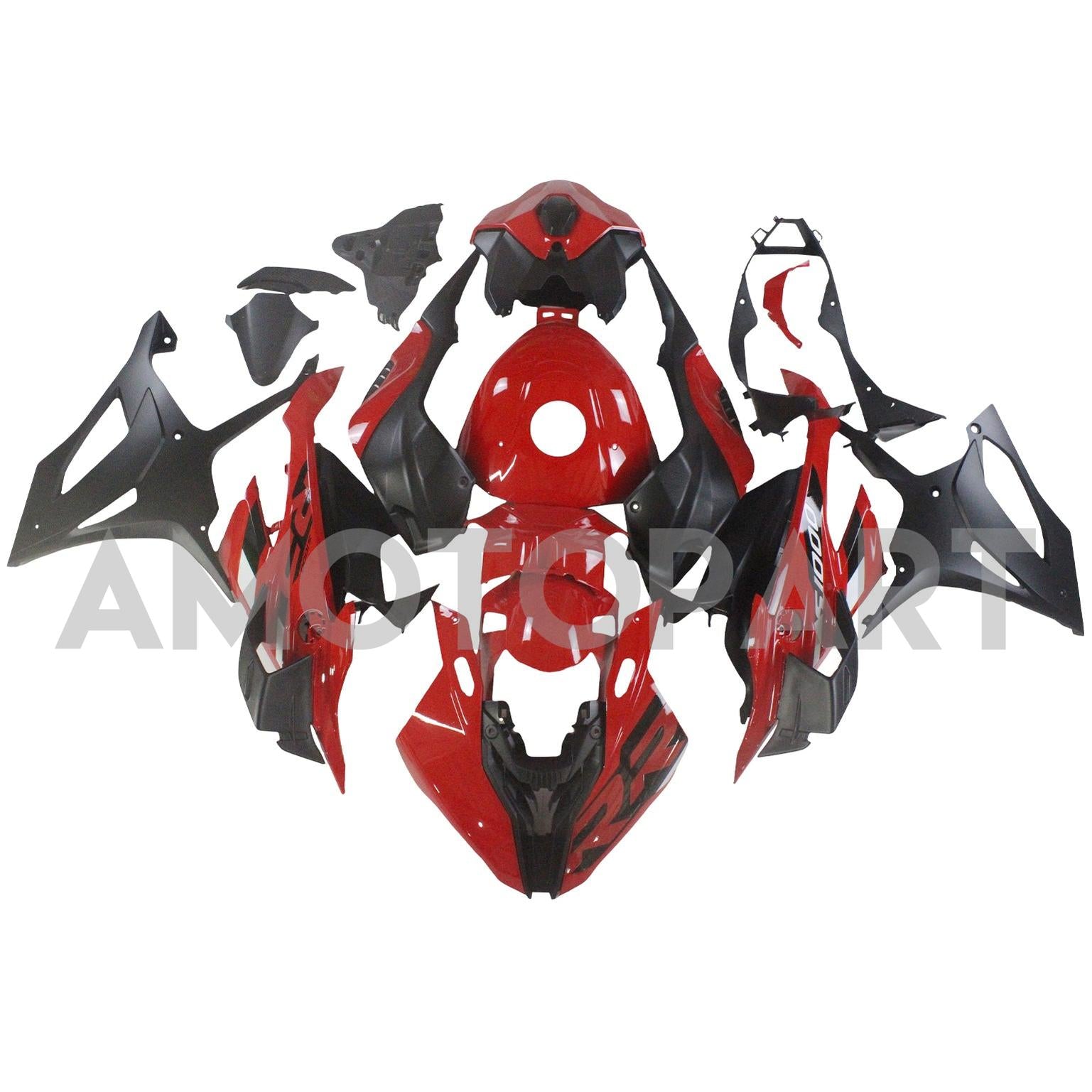 Amotopart 2023-2024 S1000RR BMW Dark Red Fairing Kit