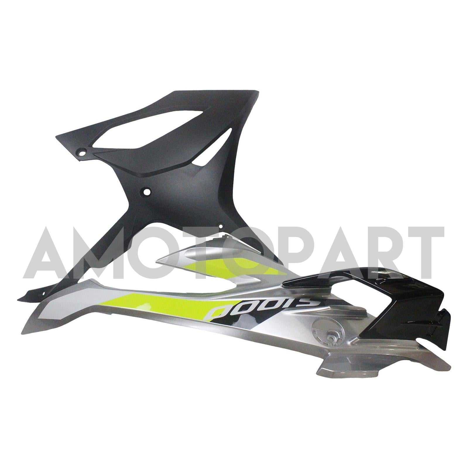 Amotopart 2023-2024 BMW S1000RR Black Silver Grey Fairing Kit