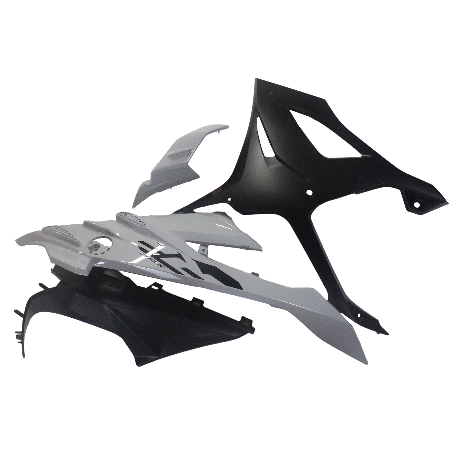 Amotopart 2023-2024 BMW S1000RR Black Grey Fairing Kit