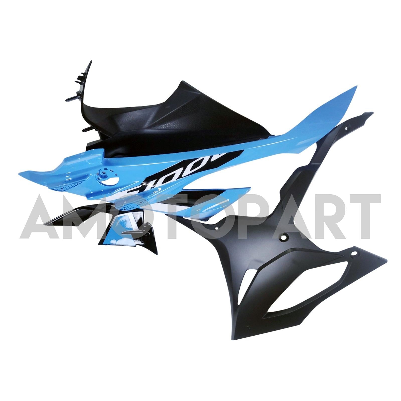 Amotopart 2023-2024 BMW S1000RR Blue Black Fairing Kit