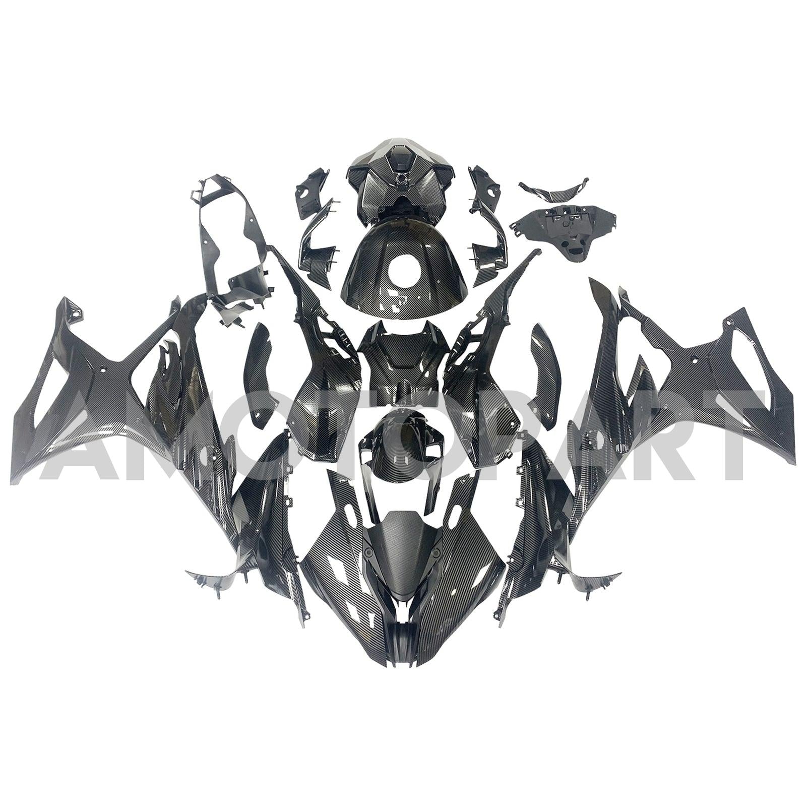 AMOTOPART 2023-2024 S1000RR BMW Full Carbon Faser Musterverkaufskit