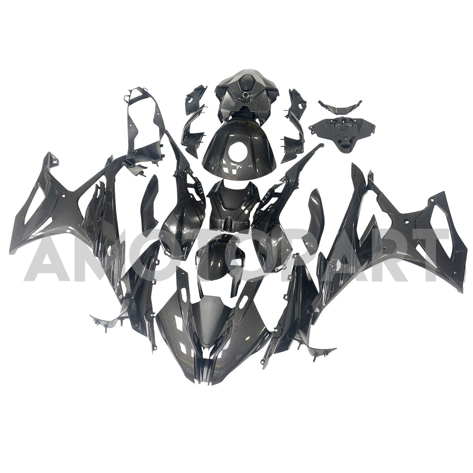 AMOTOPART 2023-2024 S1000RR BMW Full Carbon Faser Musterverkaufskit