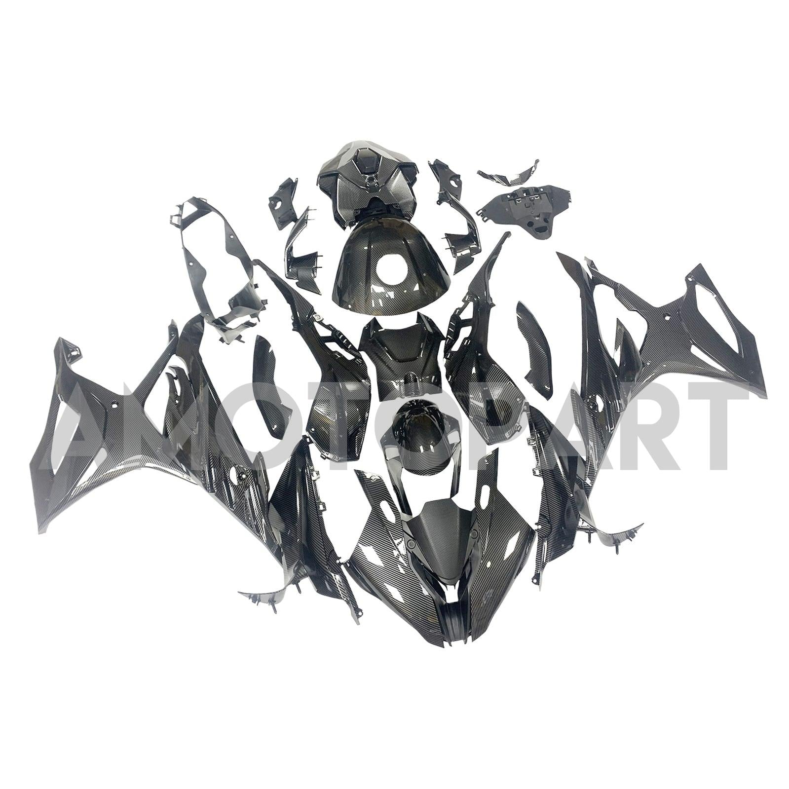 AMOTOPART 2023-2024 S1000RR BMW Full Carbon Faser Musterverkaufskit