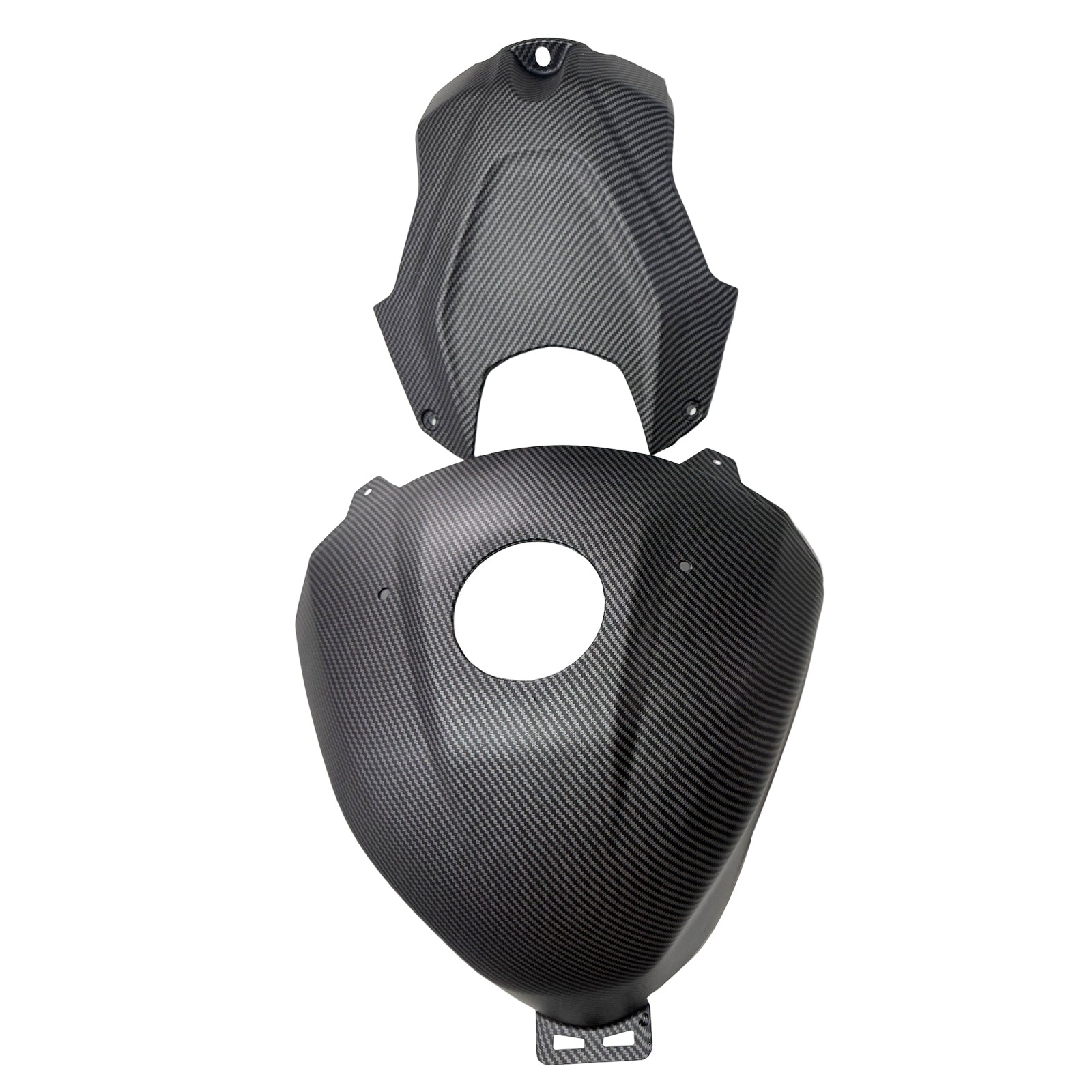 Amotopart 2023-2024 BMW S1000RR Carbon Fiber Pattern Gold Fairing Kit