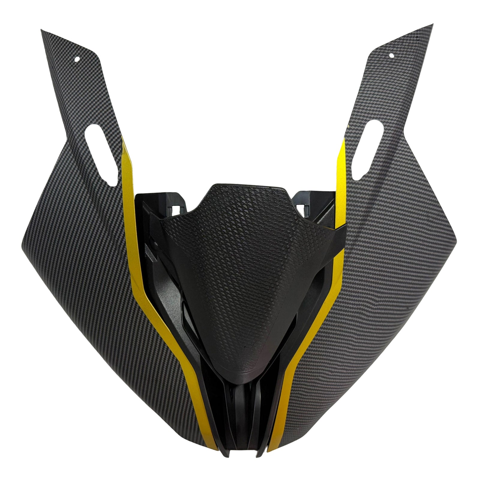 Amotopart 2023-2024 BMW S1000RR Carbon Fiber Pattern Gold Fairing Kit