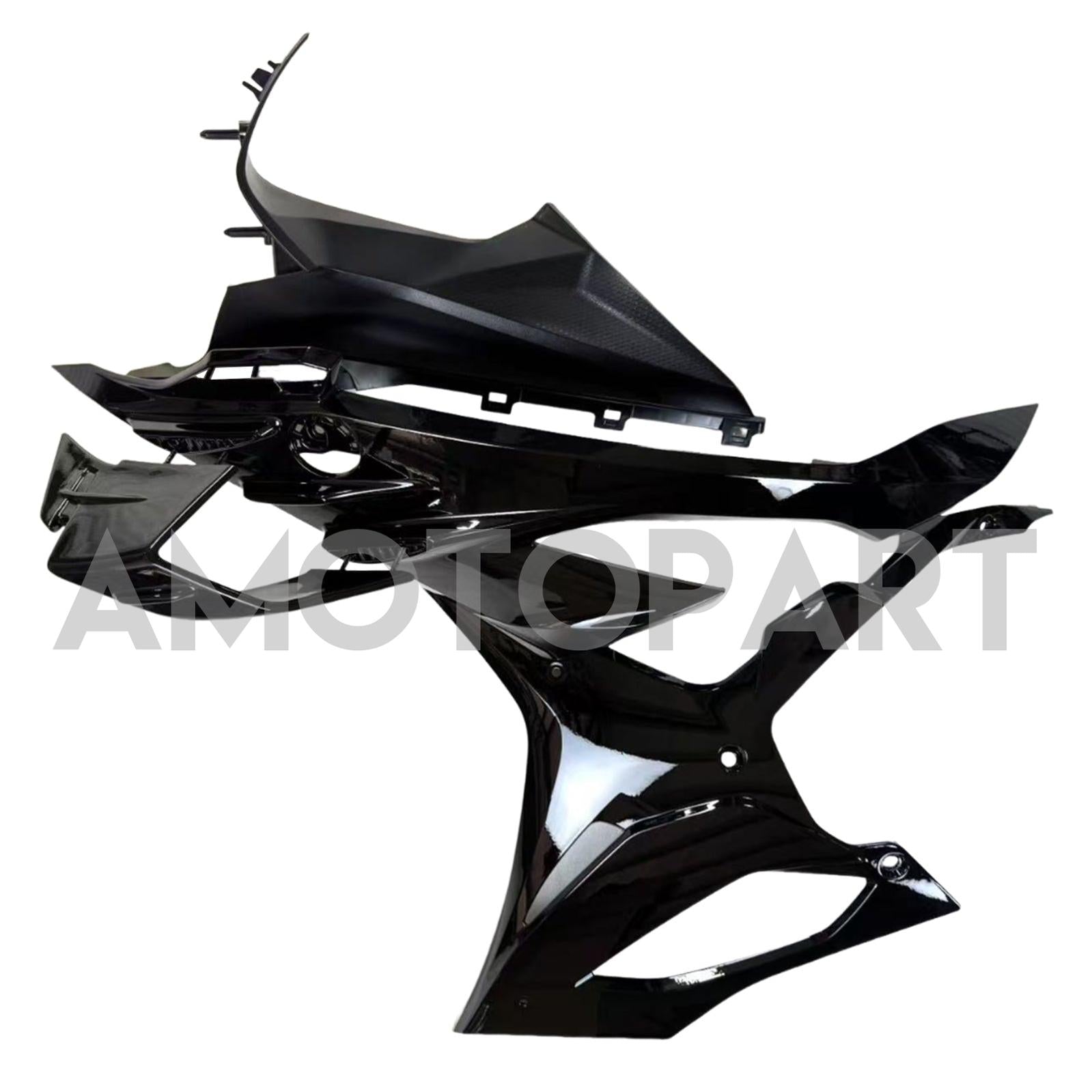 Amotopart 2023-2024 BMW S1000RR Glanzende zwarte paarse kuipkit