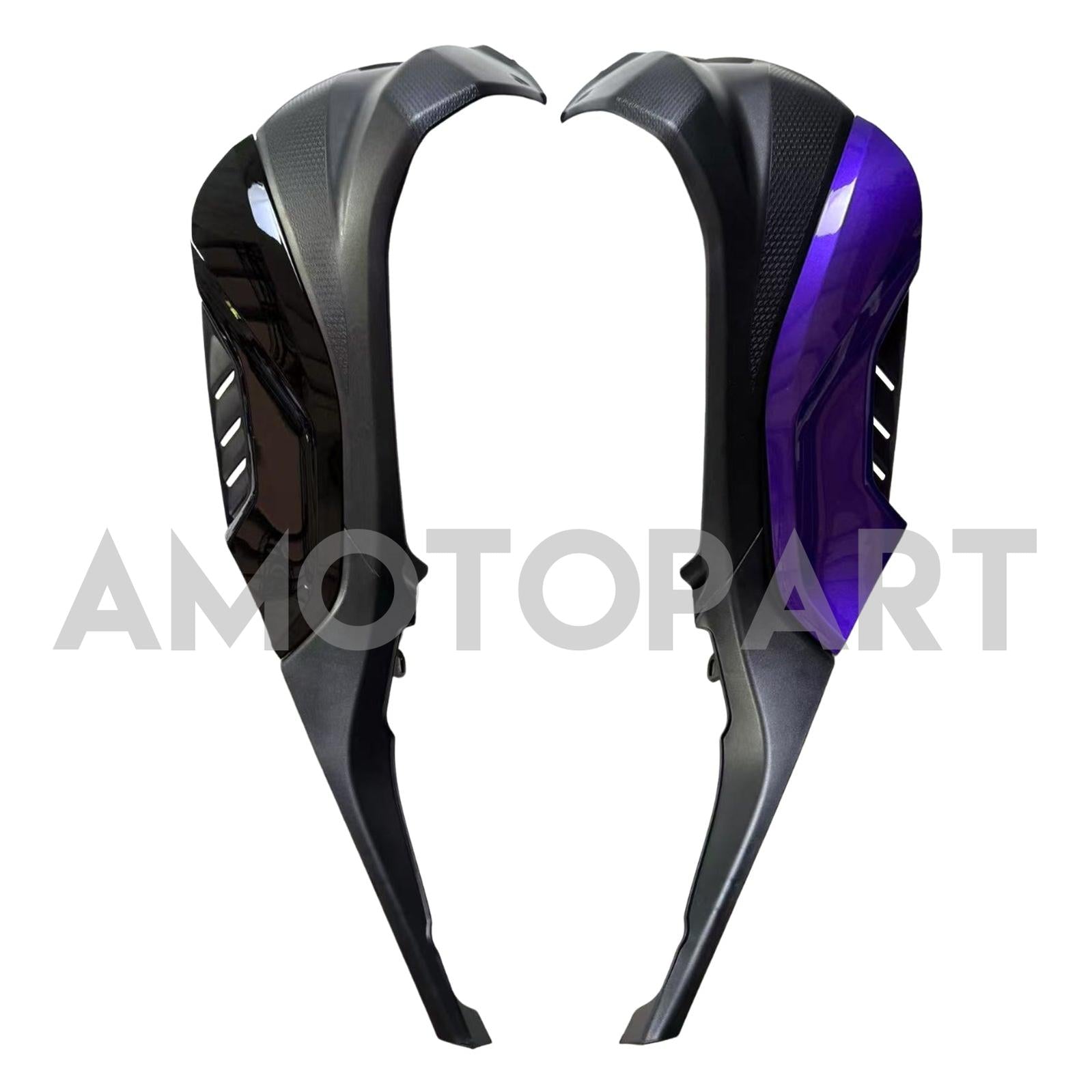 Amotopart 2023-2024 BMW S1000RR Glanzende zwarte paarse kuipkit