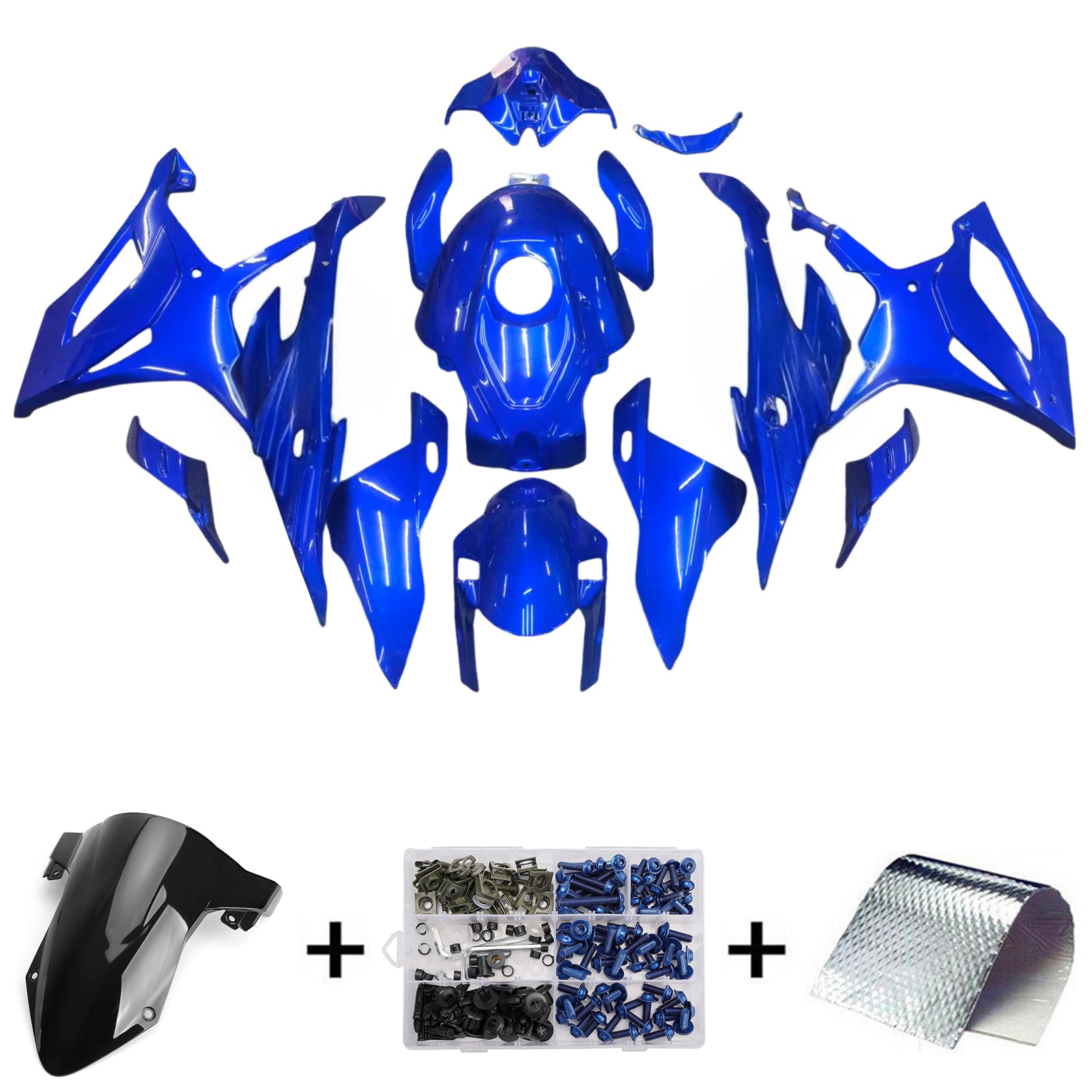 Amotopart 2023-2024 S1000RR BMW Red & Blue Style1 kuipkit