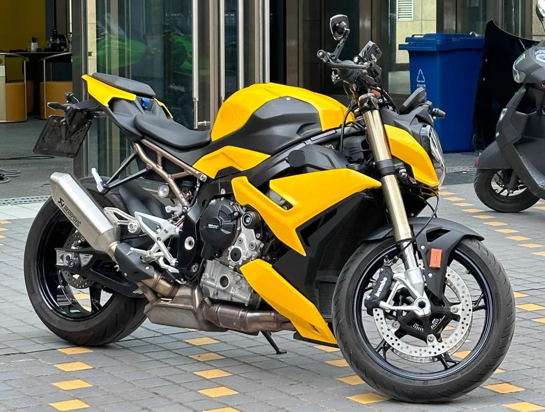 Amotopart 2021-2024 BMW S1000R Yellow Fairing Kit