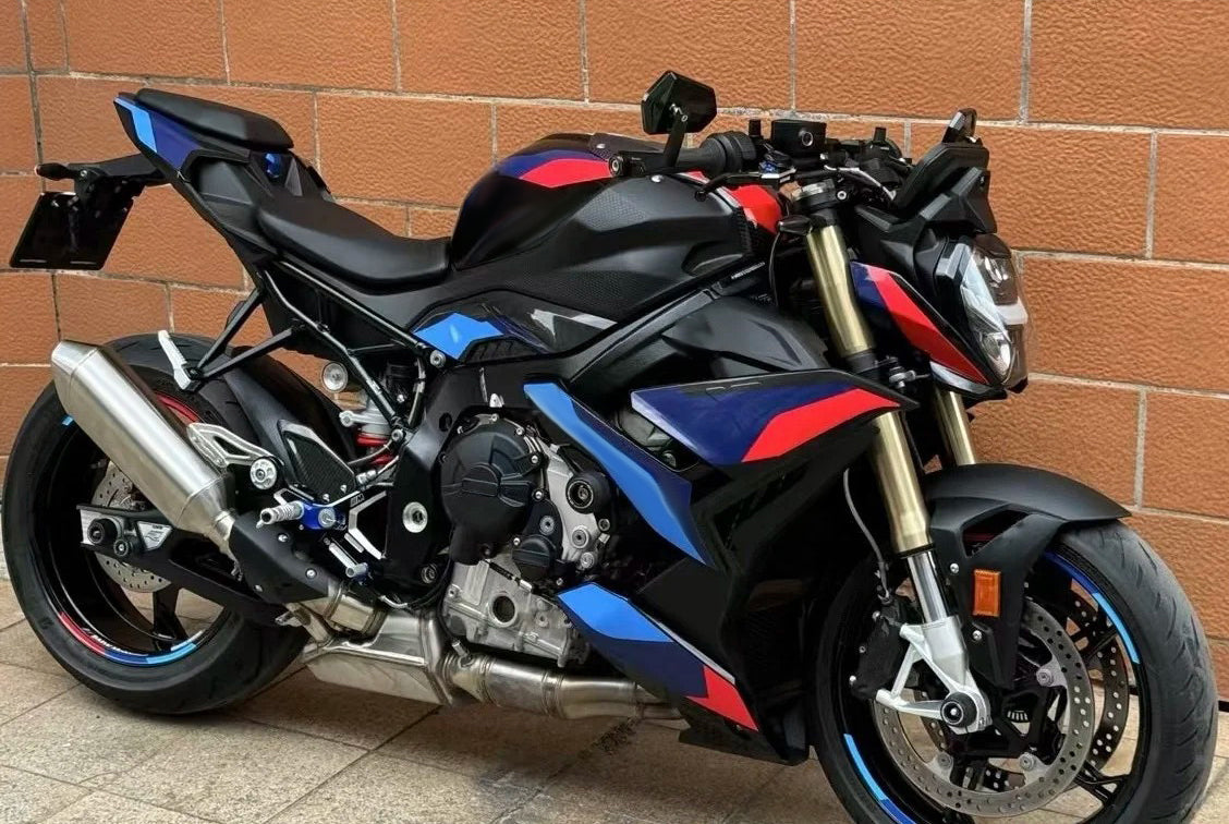 Amotopart 2021-2025 BMW S1000R Black Blue Fairring Kit