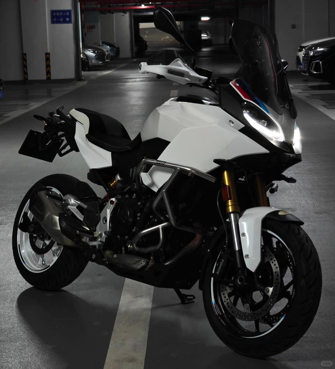 Amotopart 2021-2024 BMW F900XR Gold Grey Fairing Kit