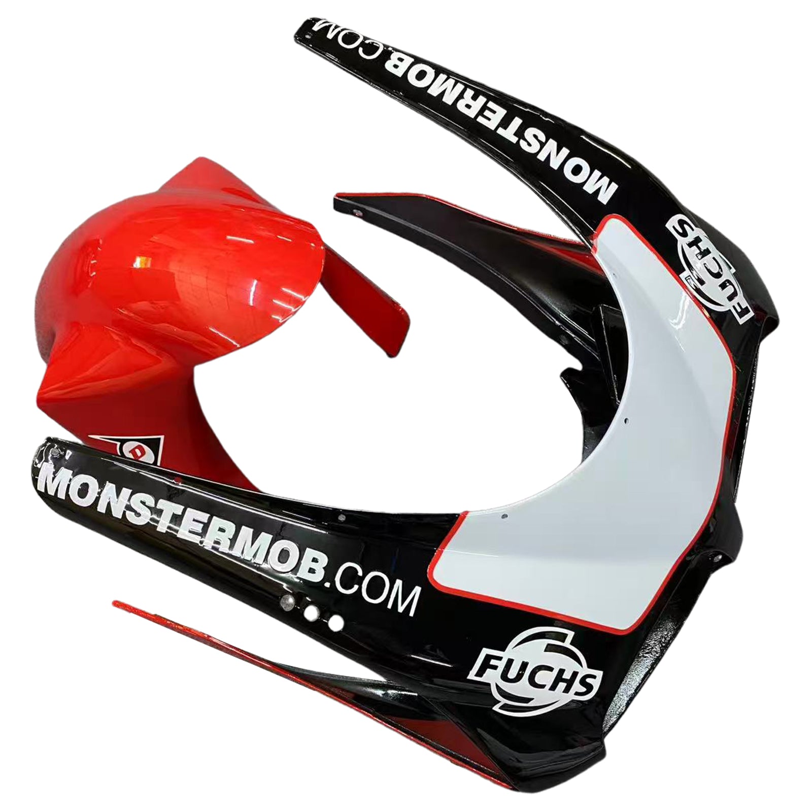 Amotopart 1996–2002 Ducati 748/916/996/998 rot-schwarzes Verkleidungsset