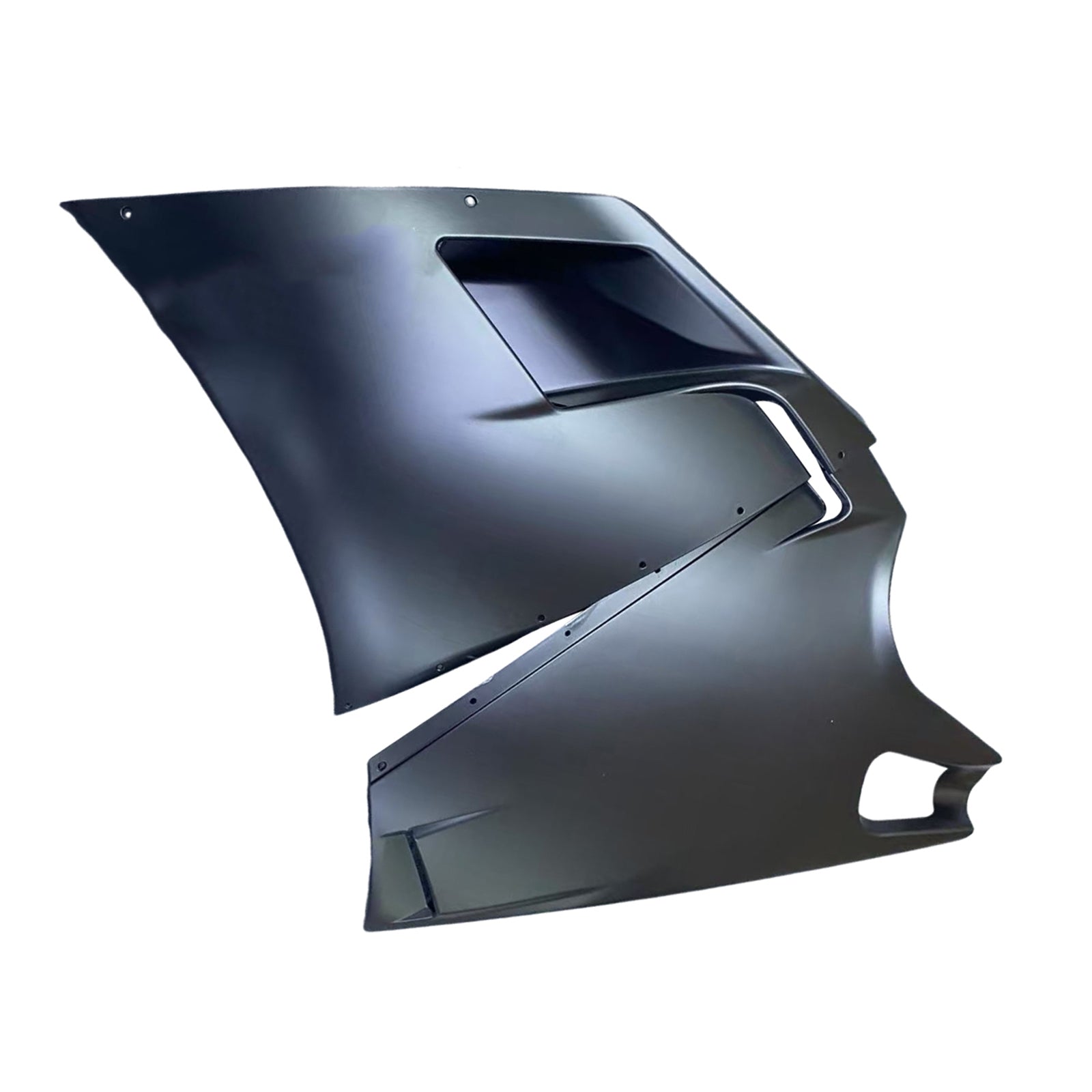 Amotopart Ducati 1996–2002 748/916/996/998 schwarz-weißes Verkleidungsset