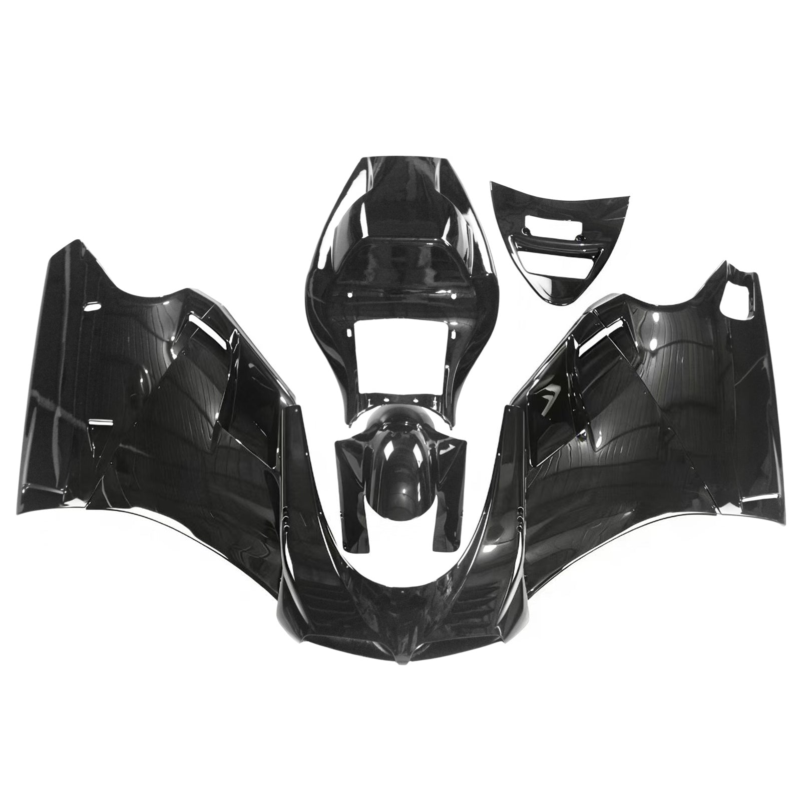 Amotopart Ducati 1996-2002 748/916/996/998 All Black Fairing Kit