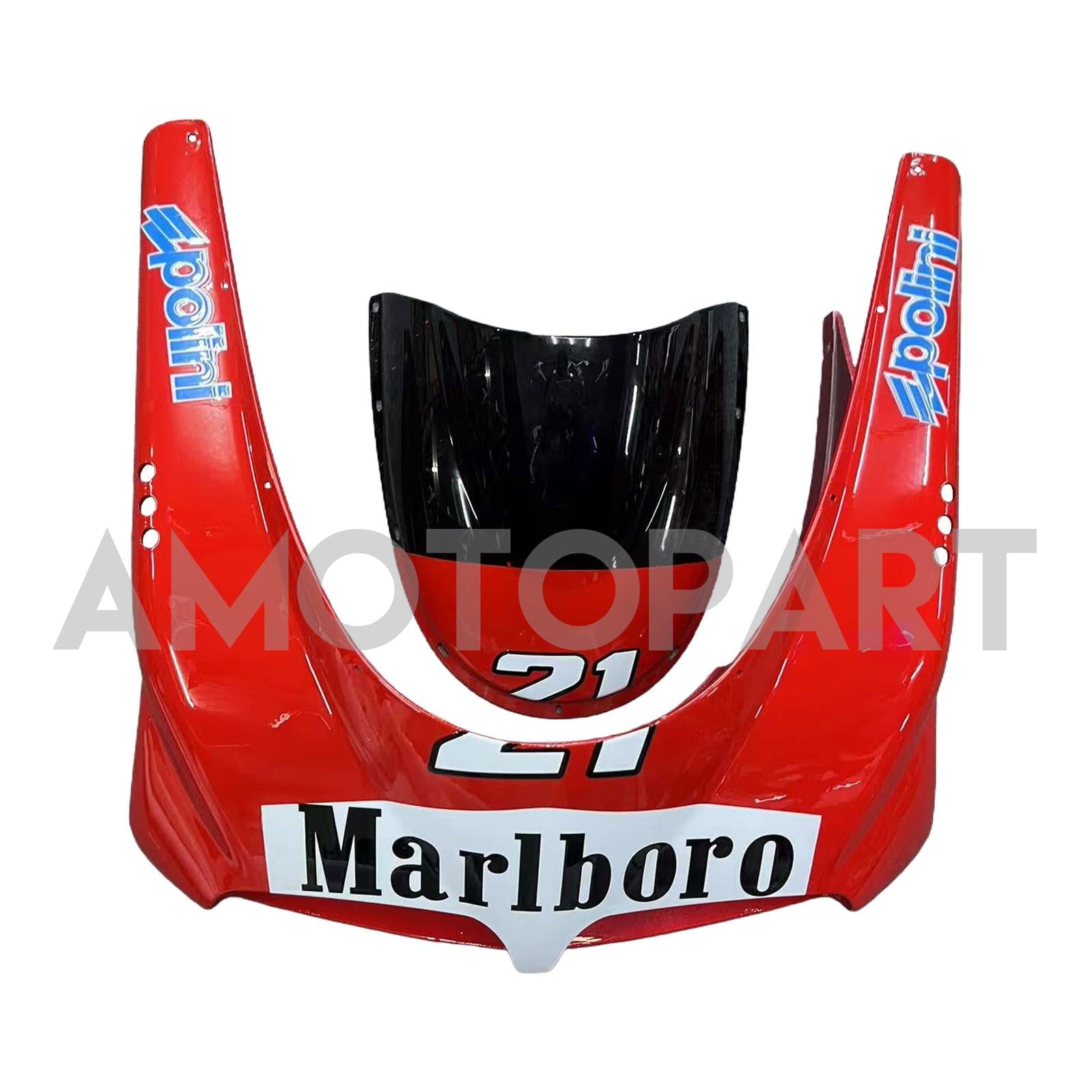 Amotopart Ducati 996 748 1996-2002 Rød & hvid stil4 Fairing Kit