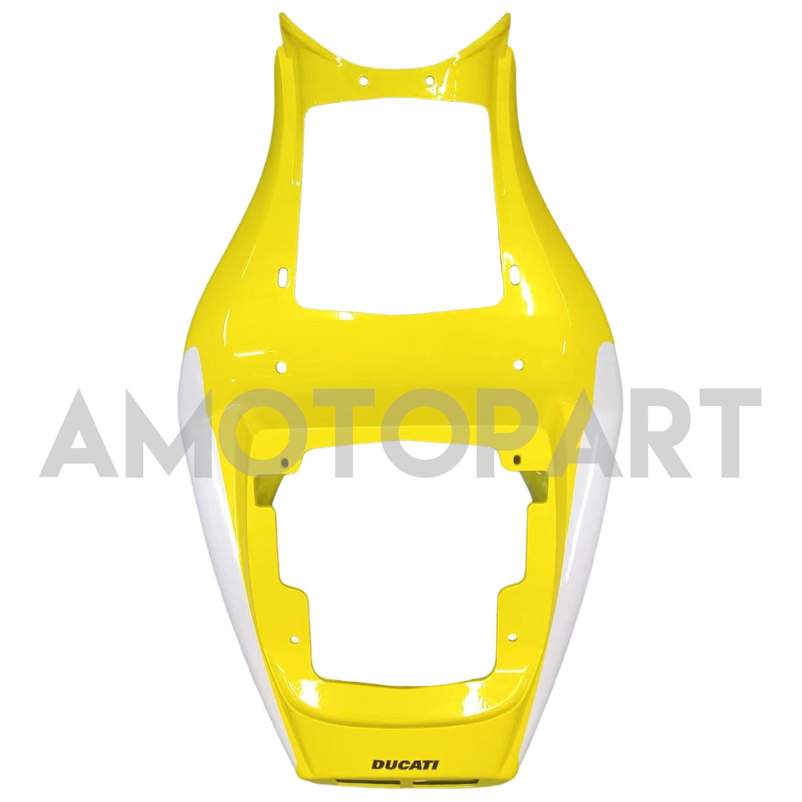 Amotopart Ducati 996 748 1996-2002 Kit carena bianco e giallo