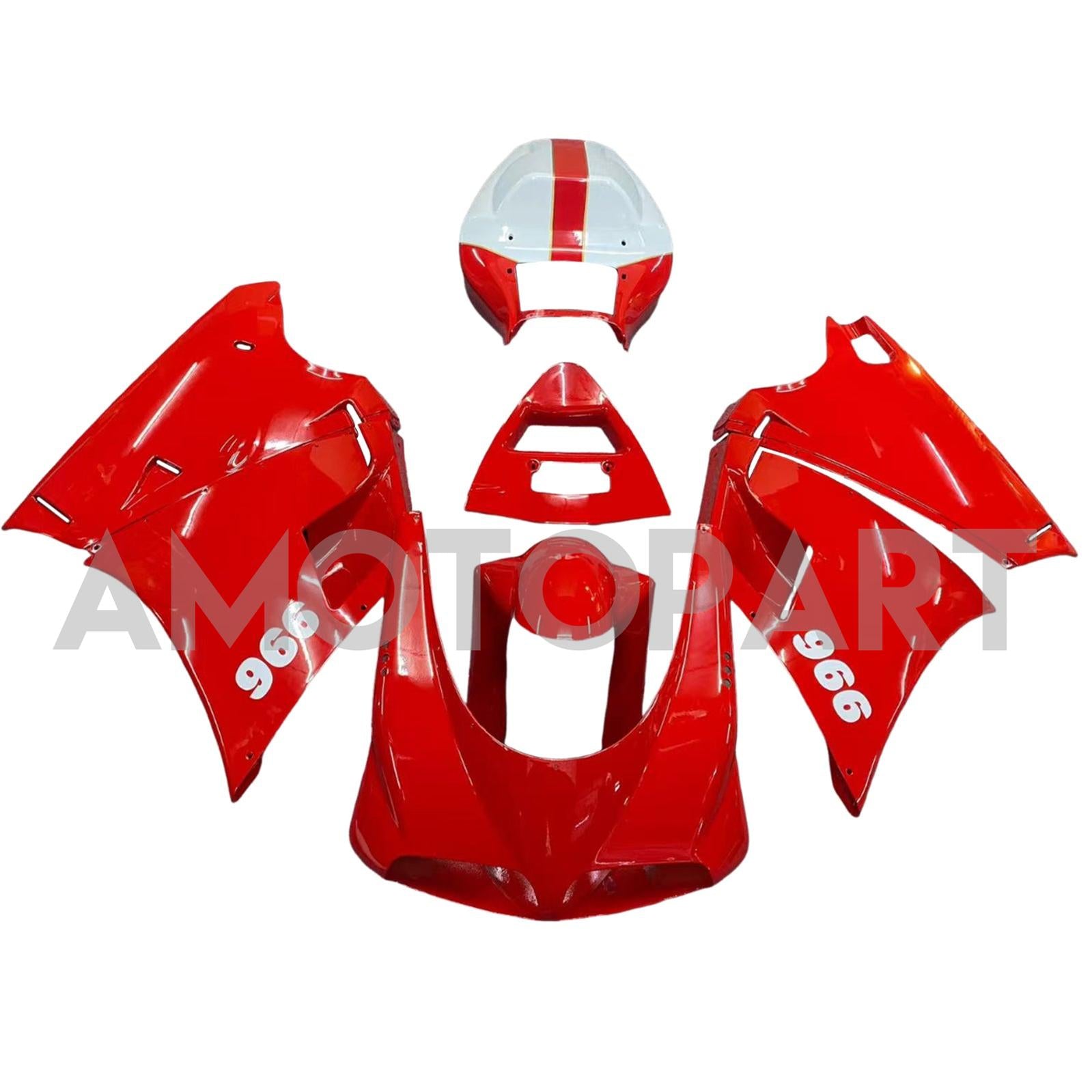 Amotopart 1996-2002 Ducati 748/916/996/998 Red Fairing Kit
