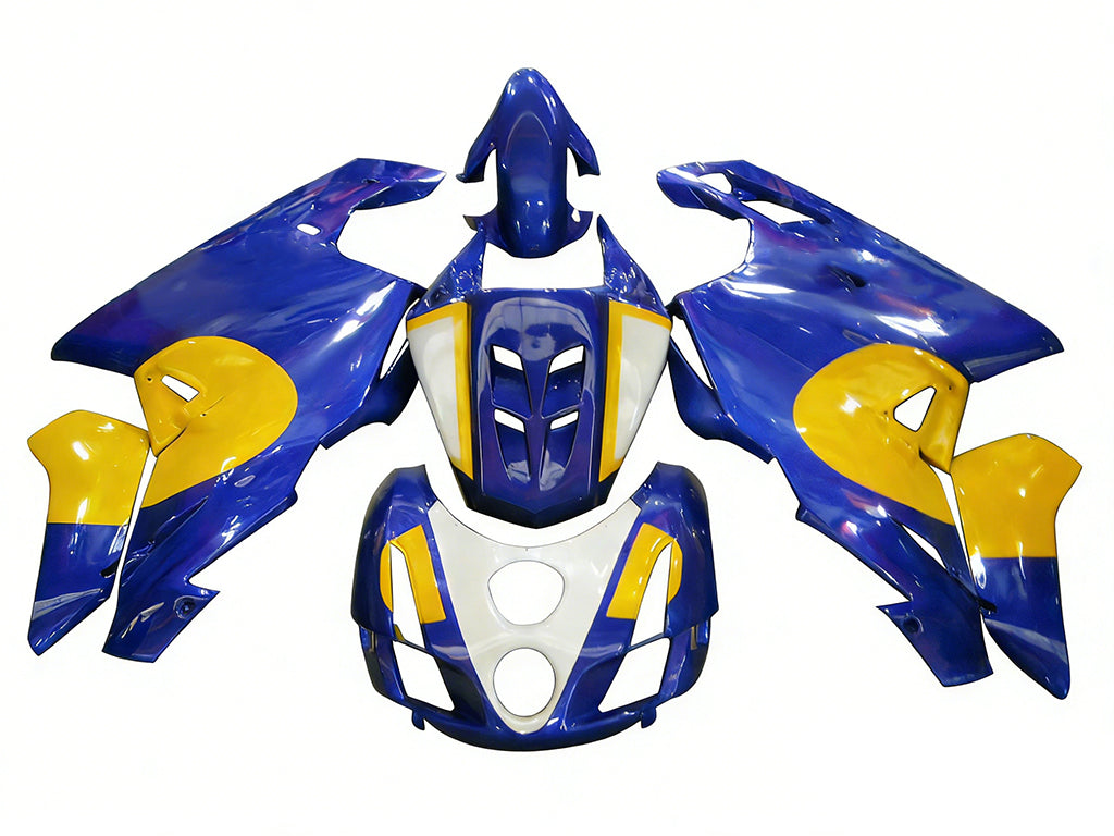 Amotopart 2003-2004 Ducati 999/749 Yellow Blue Fairing Kit