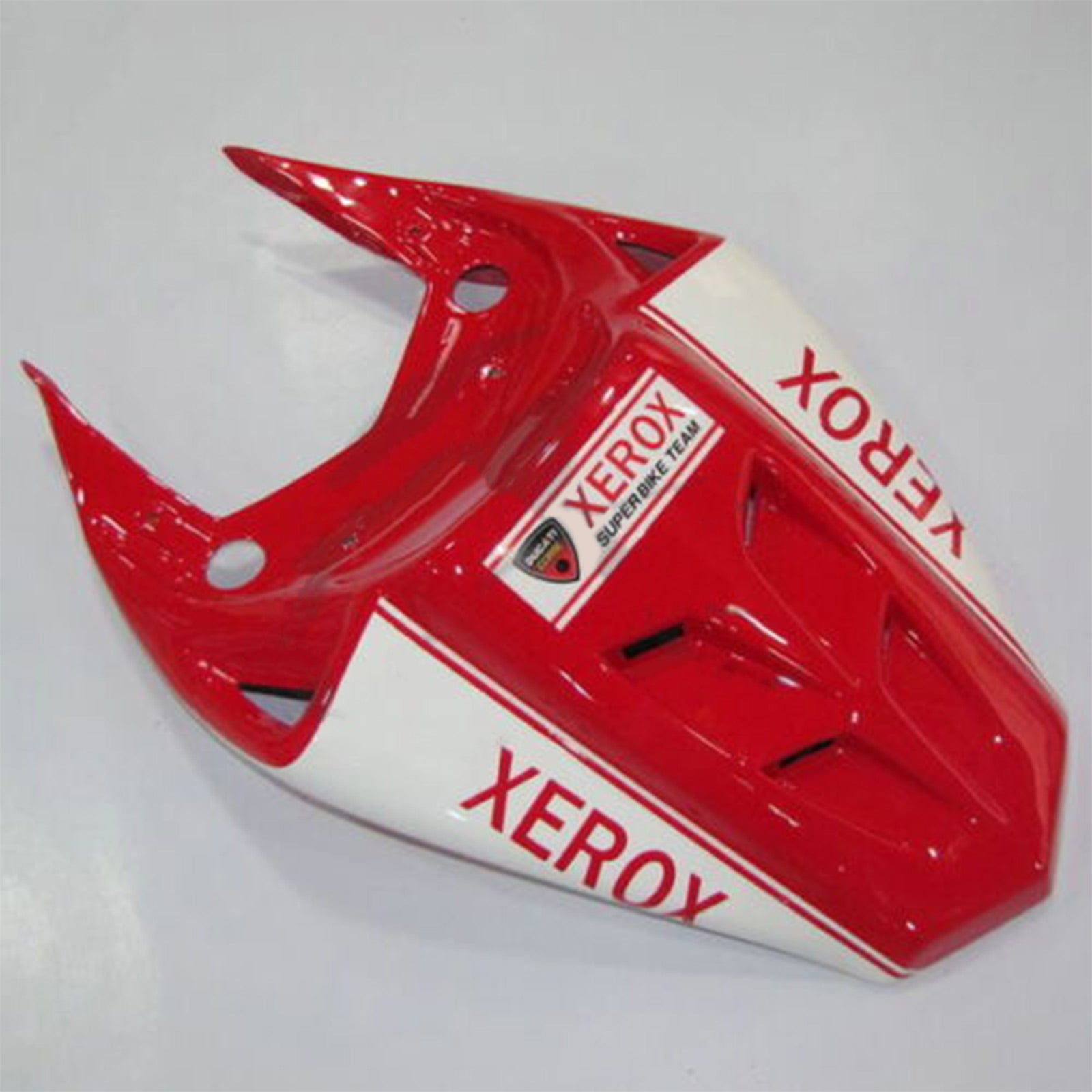 Amotopart 2003 2004 Ducati 999 749 Kit de carenado rojo y blanco estilo 11