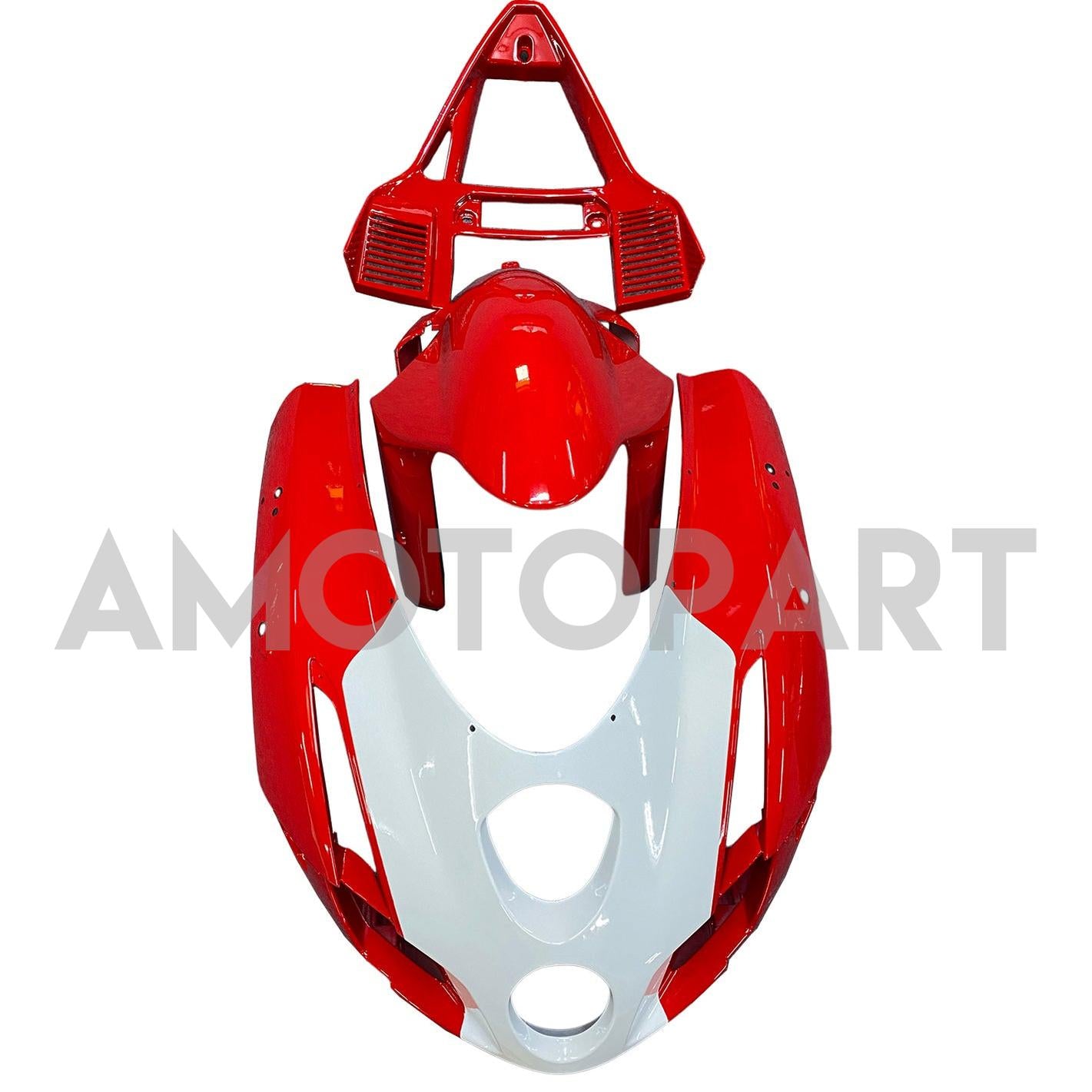 Amotopart 2003 2004 Ducati 999 749 Red&White Style15 Fairing Kit