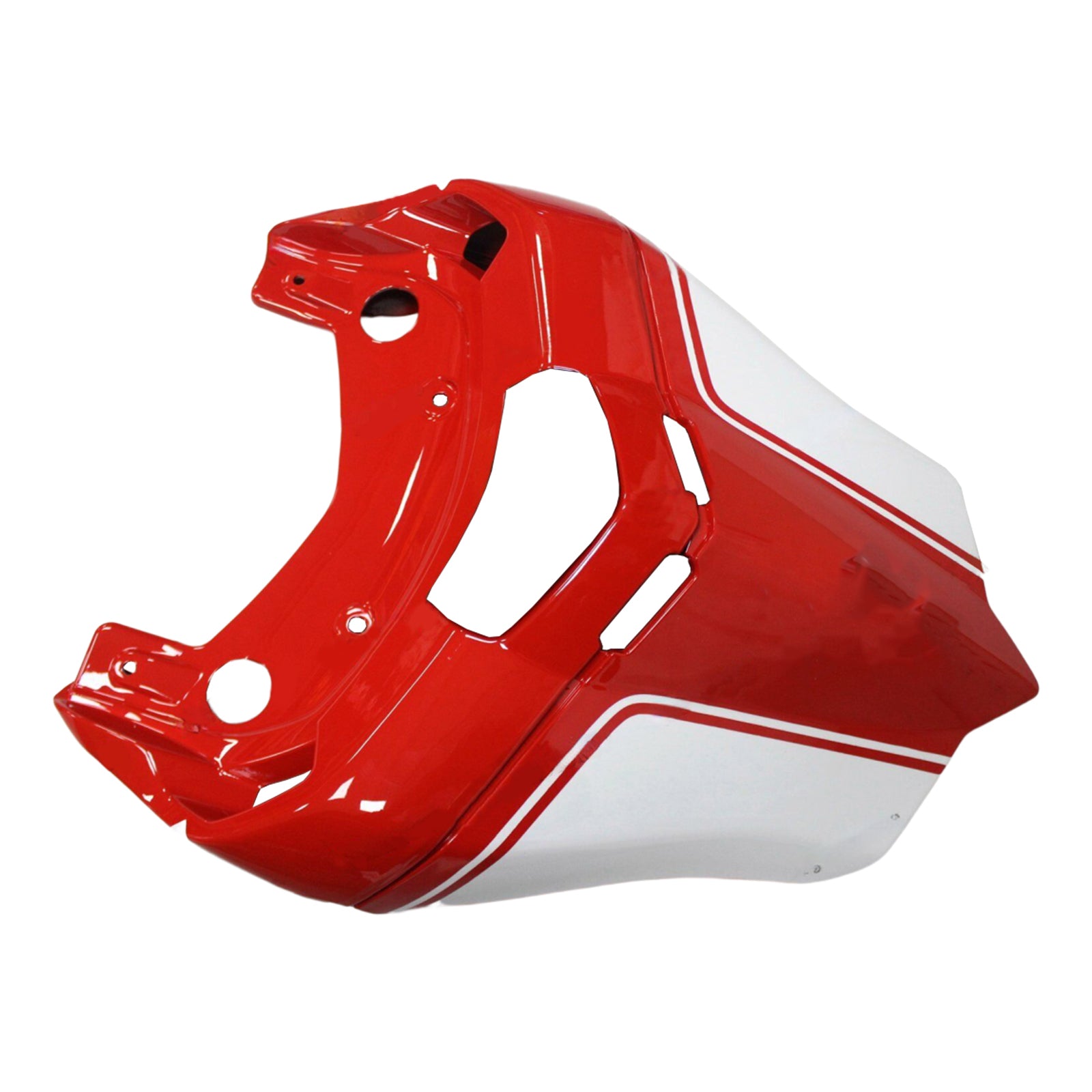 Amotopart 2003 2004 Ducati 999 749 Kit de carenado estilo 10 rojo y blanco