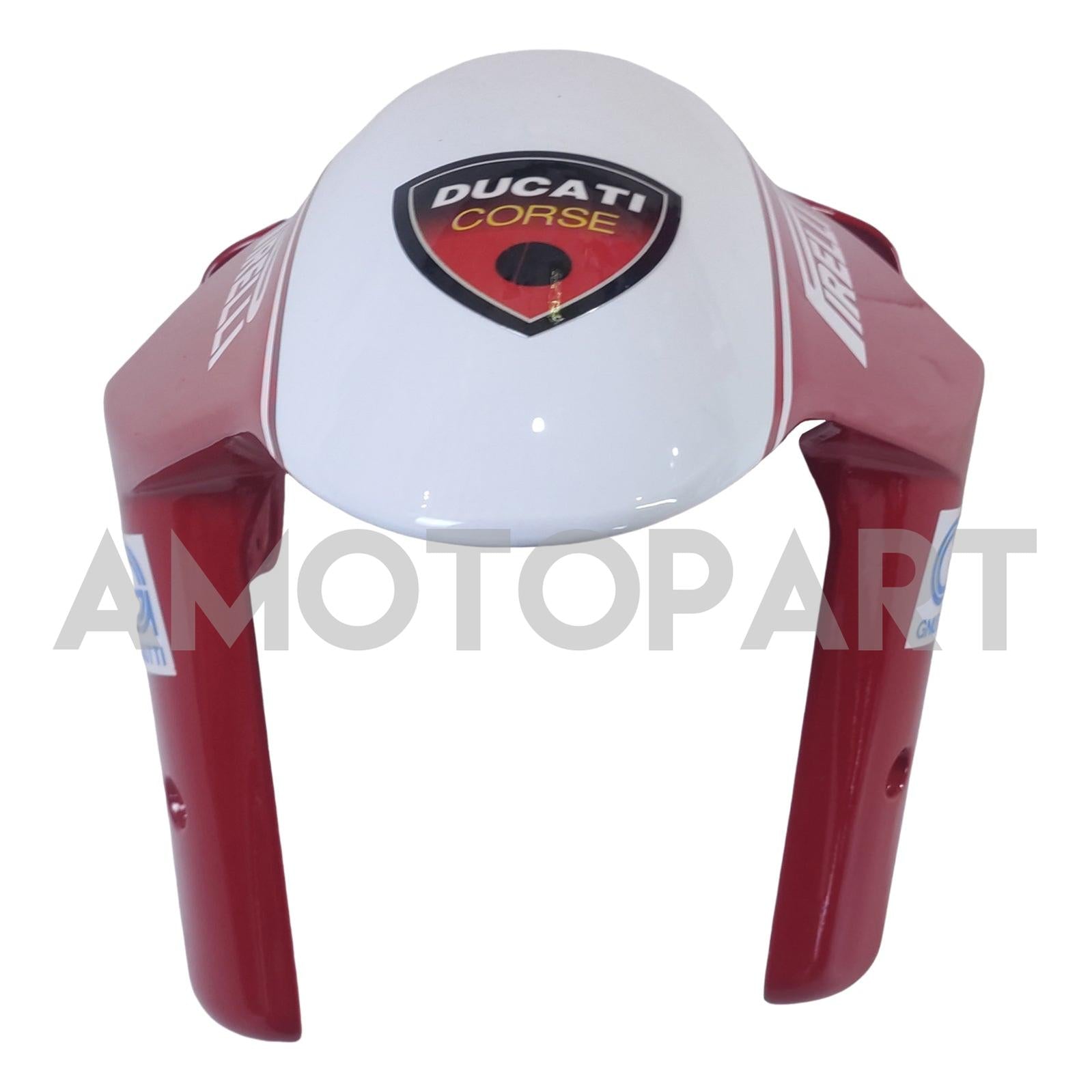 Amotopart 2003 2004 Ducati 999 749 Kit de carenado rojo y blanco estilo 5