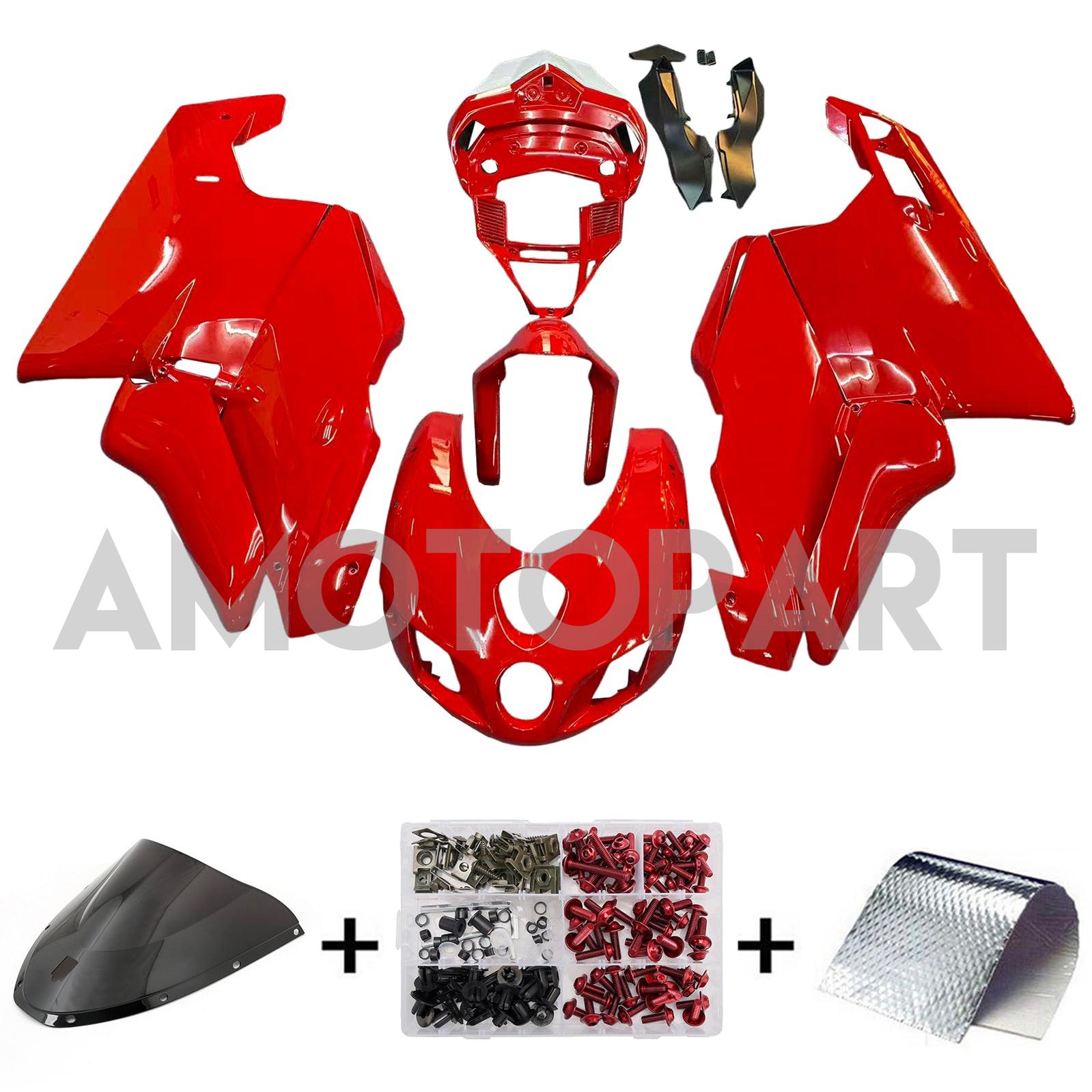Amotopart 2005-2006 Ducati 999/749 Red Fairing Kit