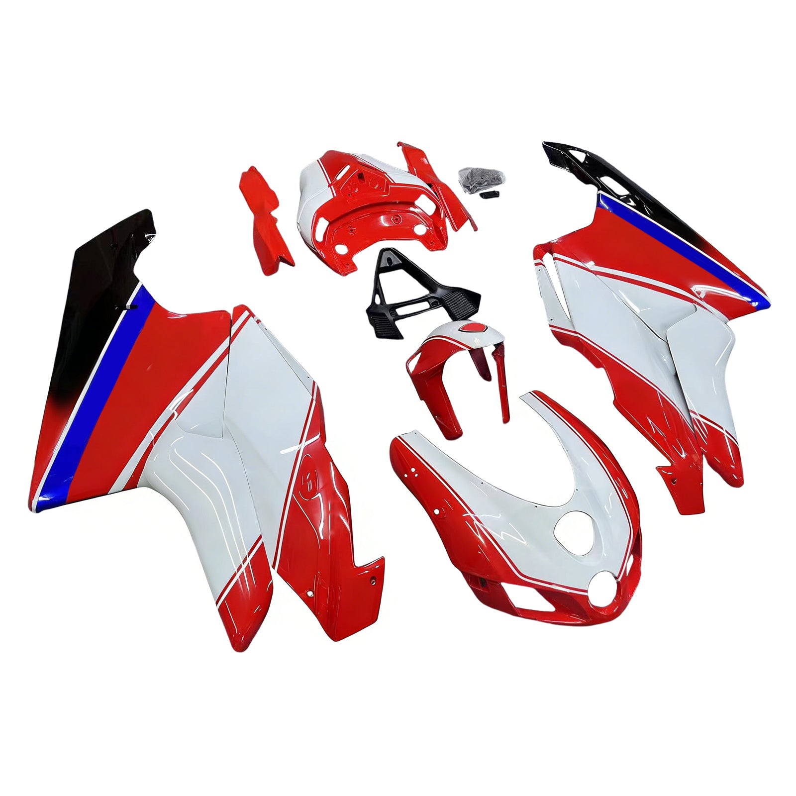 Amotopart Ducati 2005-2006 999/749 Red Mix White Fairing Kit