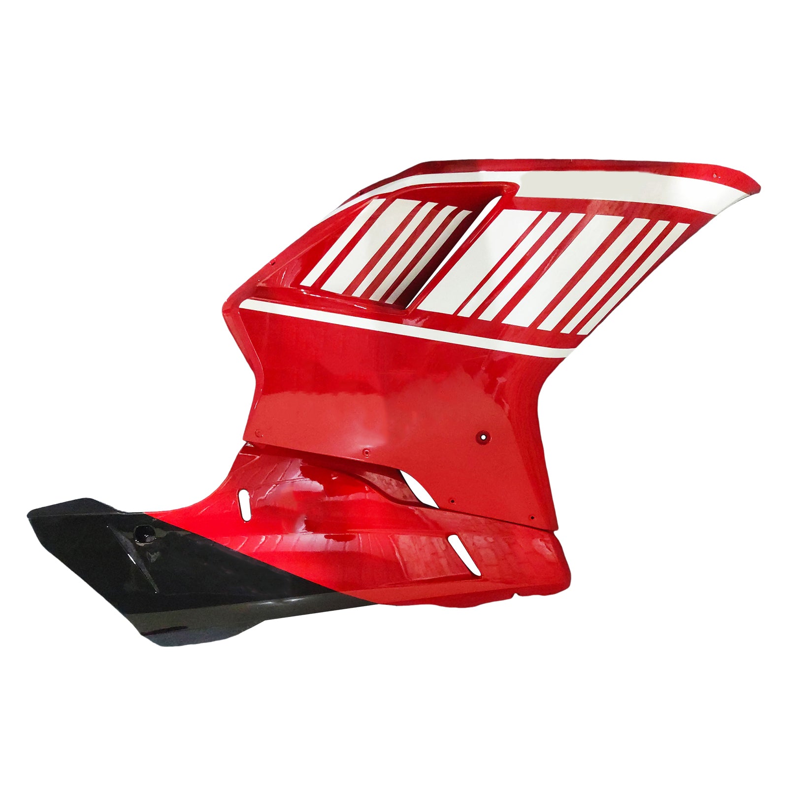 Amotopart 2007-2011 Ducati 1098/1198/848 Red Barcode Fairing Kit