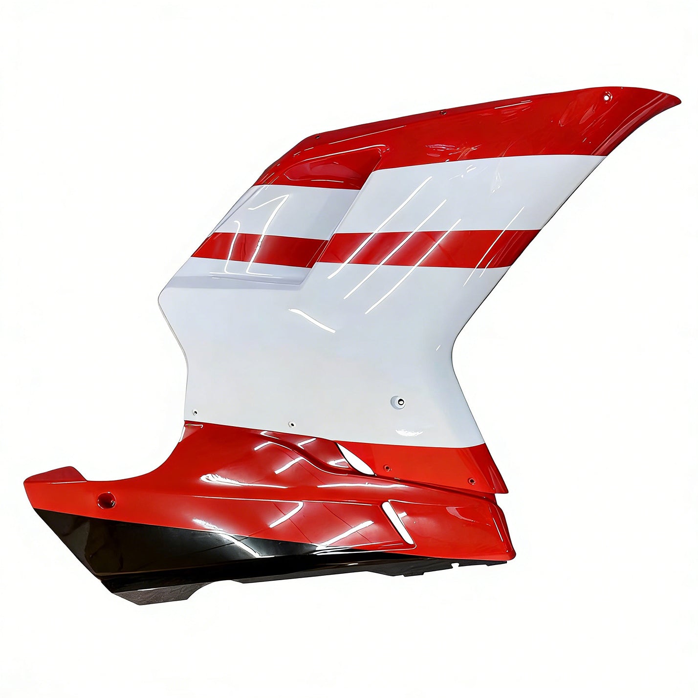 Amotopart Verkleidungsset für alle Baujahre Ducati 1098 1198 848, glänzend rot-weiß