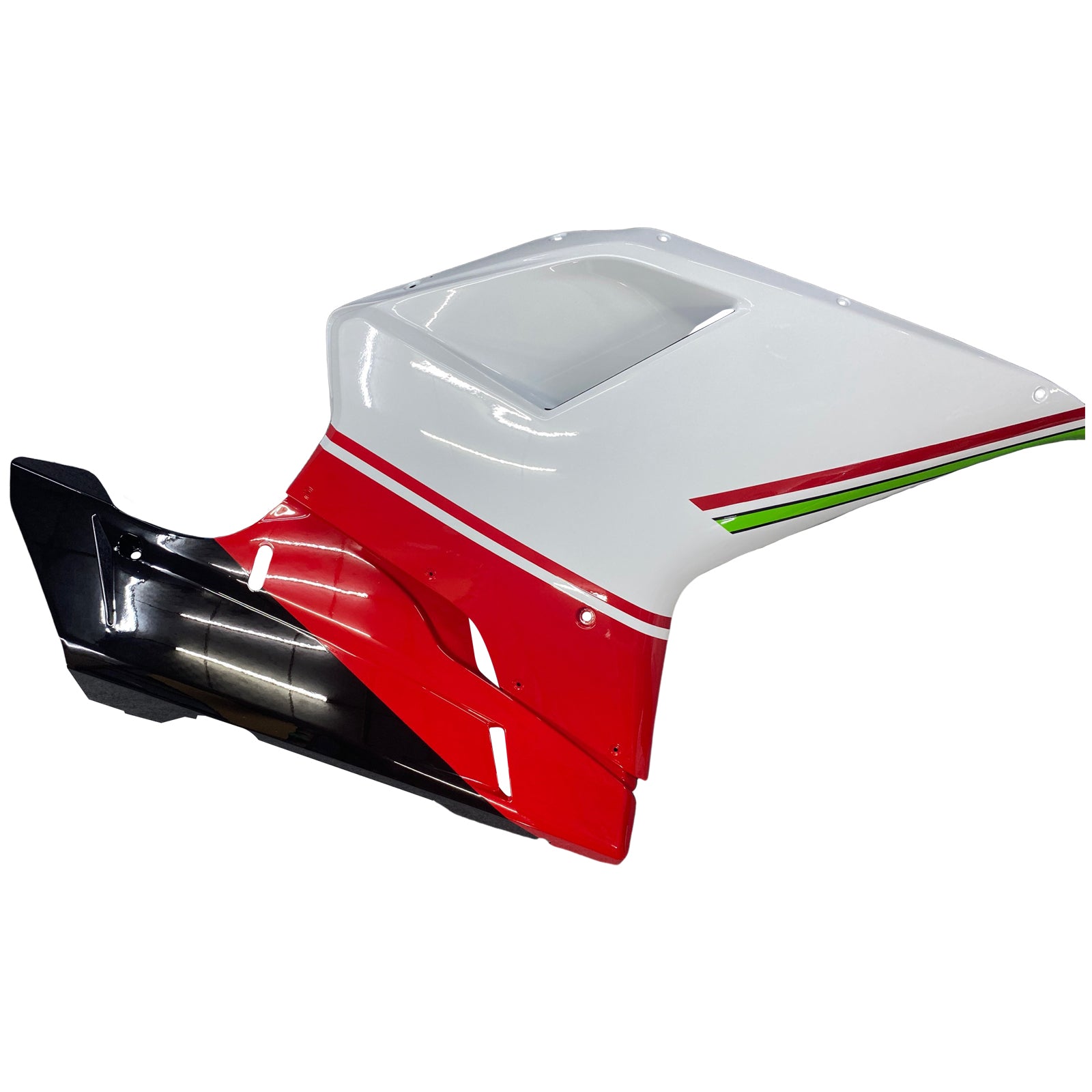 AMOTOPT Todos os anos Ducati 1098 1198 848 Kit de carenagem branca vermelha