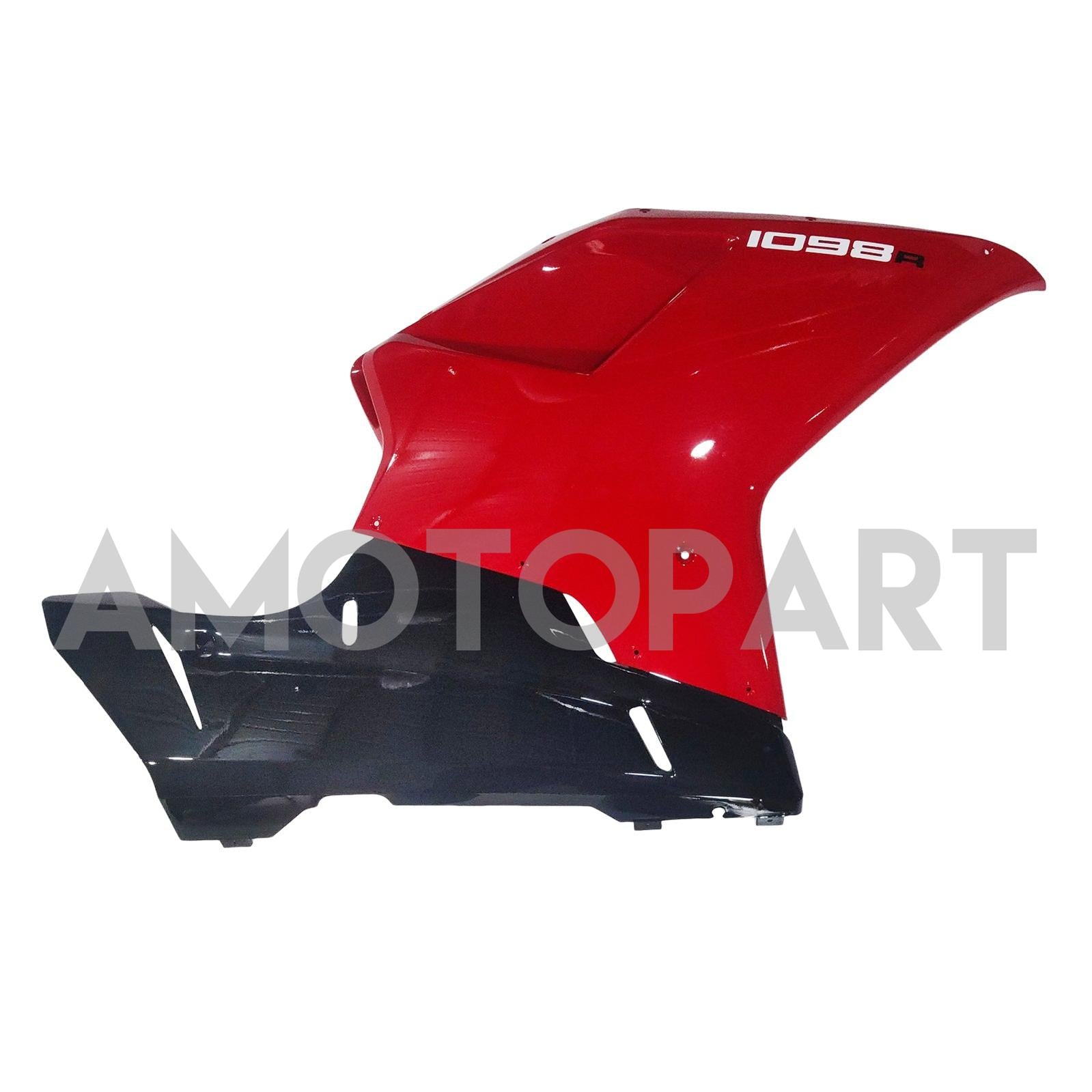 Amotopart Ducati alla år 1098/1198/848 Black Red Fairing Kit