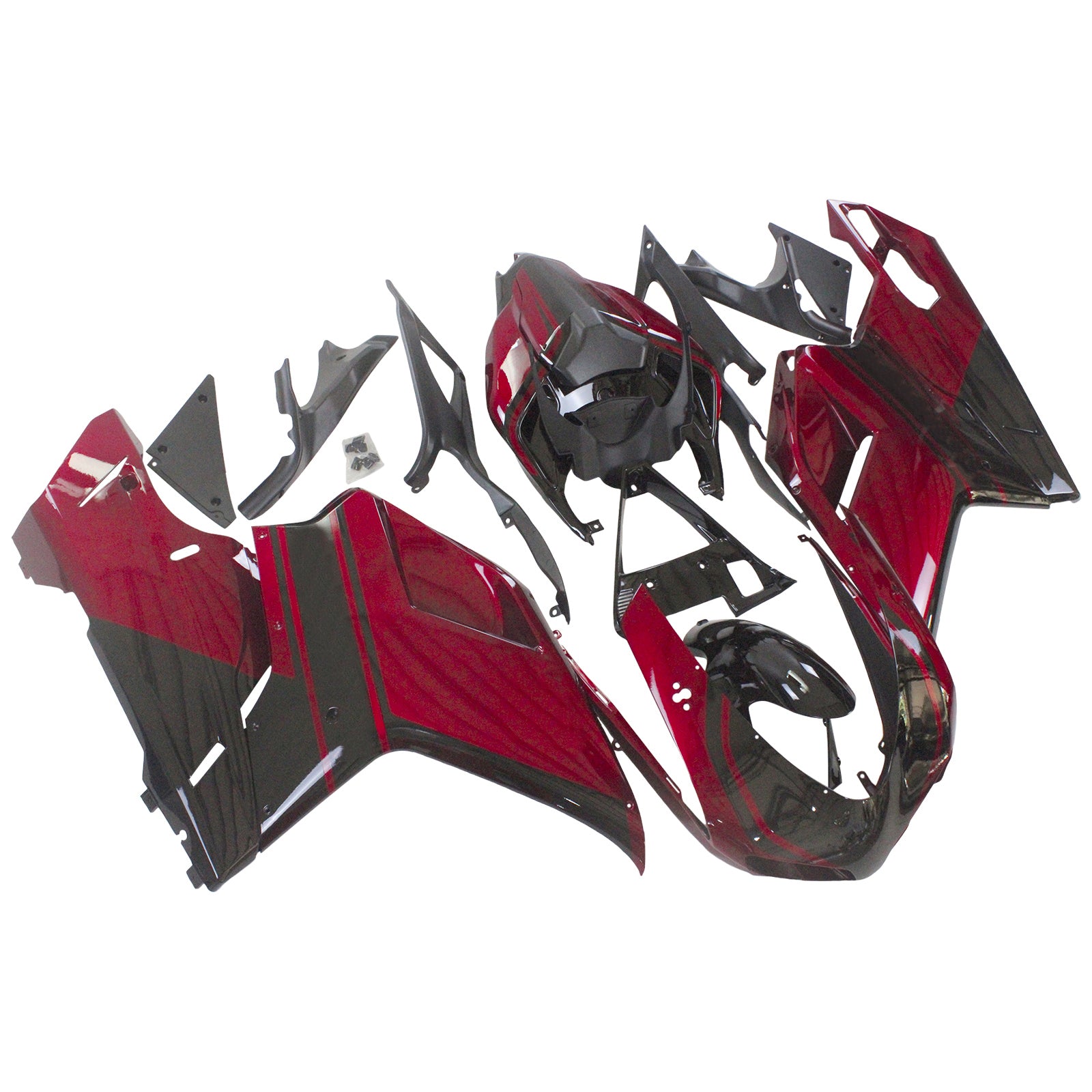 Amotopart All Years Ducati 1098 1198 848 Tmavě červená kapotáž