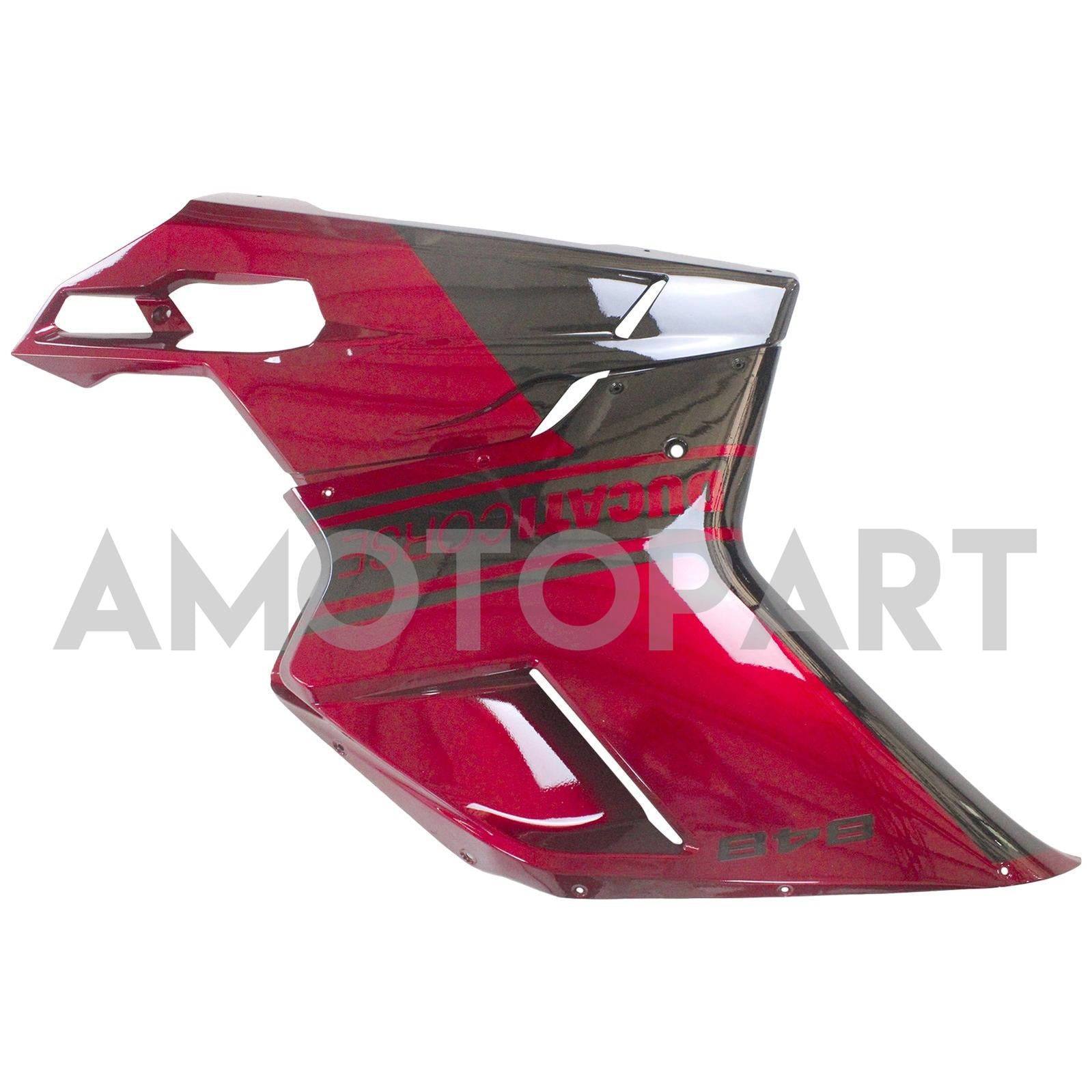 Amotopart All Years Ducati 1098 1198 848 Dark Red Fairing Kit