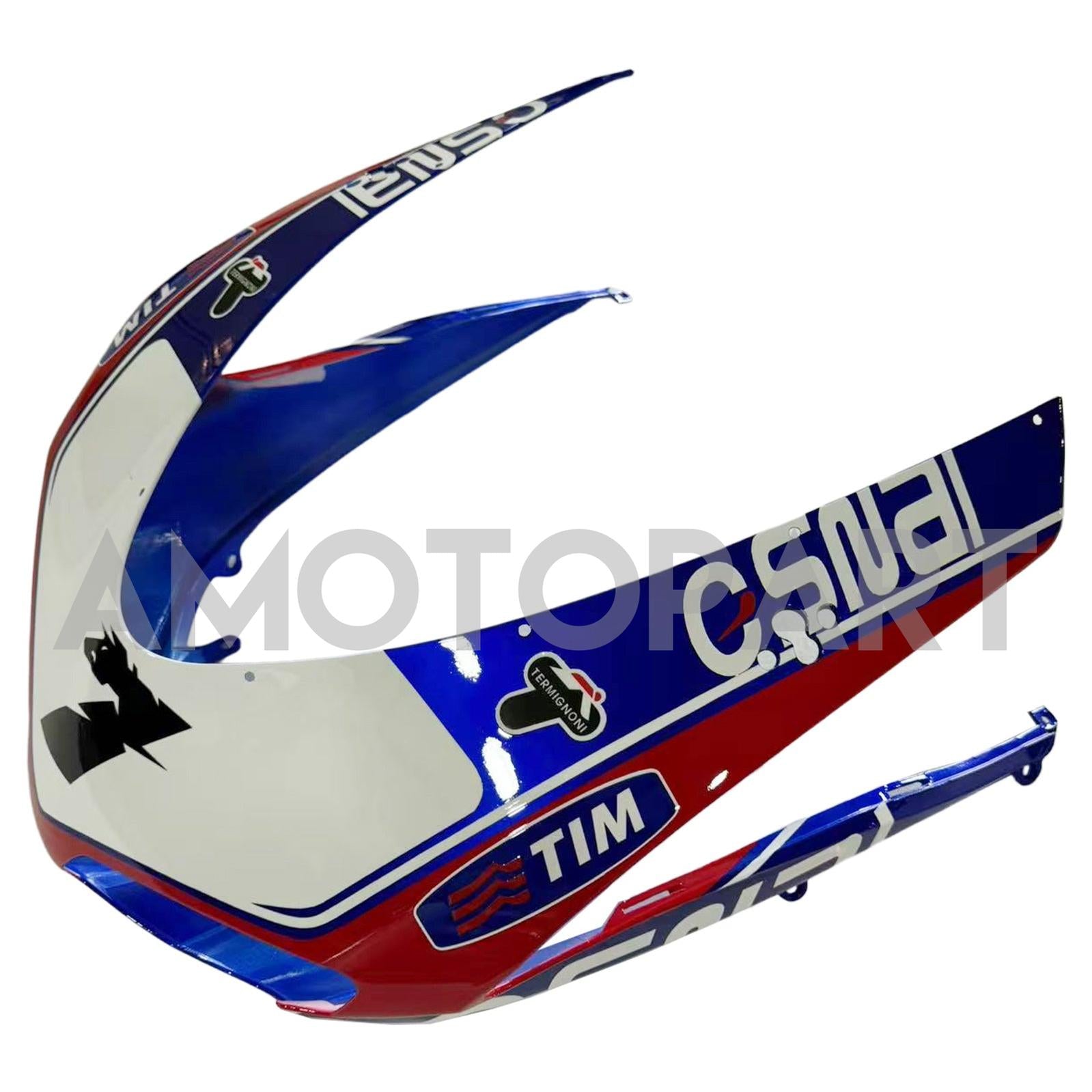Amotopart alle jaren Ducati 1098 1198 848 Red & Blue Style2 Fairing Kit
