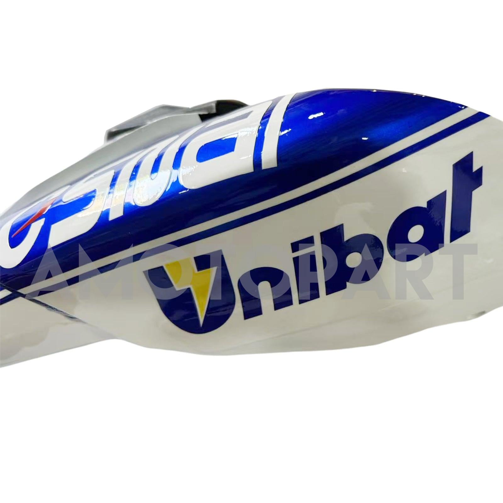 Amotopart alle jaren Ducati 1098 1198 848 Red & Blue Style2 Fairing Kit