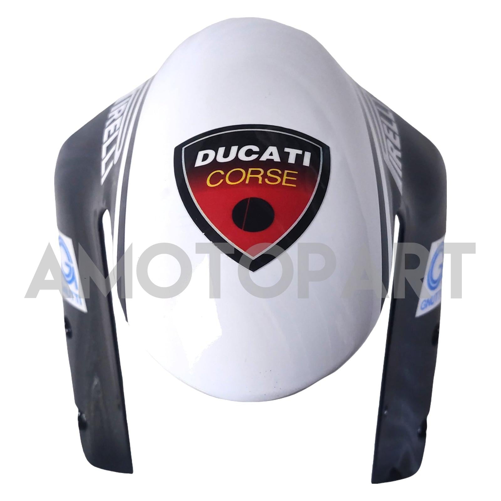 Amotopart varje år Ducati 1098 1198 848 Black & White Style3 Fairing Kit