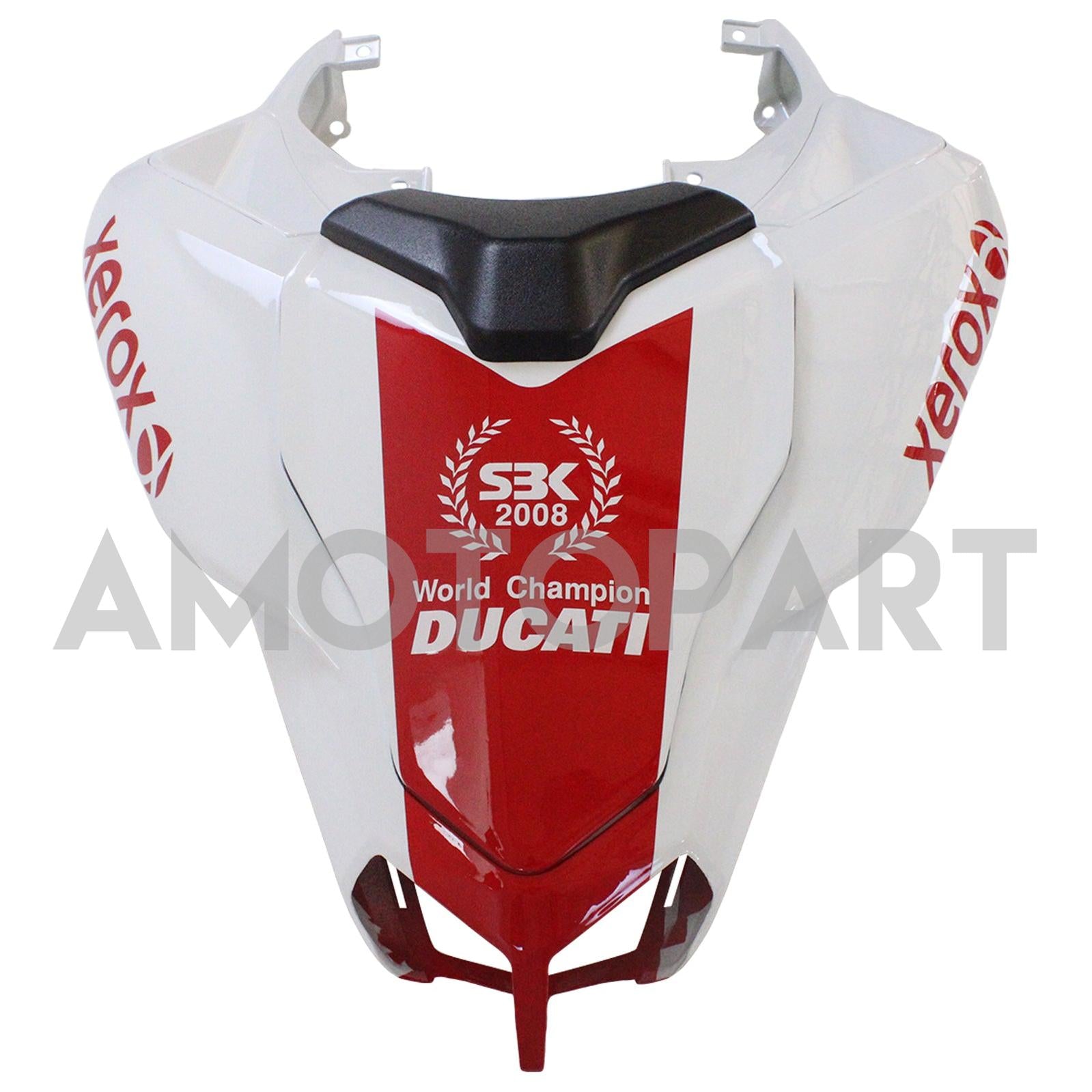 Amotopart Kit carena Ducati 1098 1198 848 Style 7 rosso e bianco per tutti gli anni