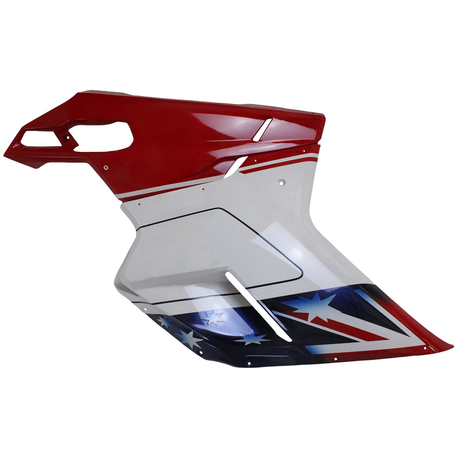 Amotopart All Years Ducati 1098 1198 848 Red&White Style7 Fairing Kit