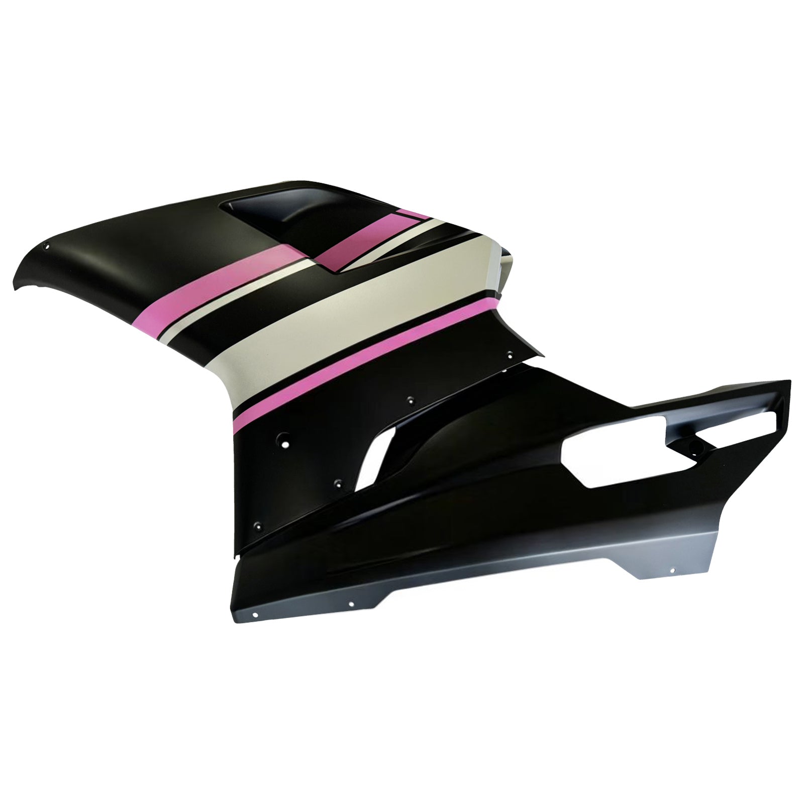 Amotopart 2007-2011 Ducati 1098/1198/848 Black Pink Fairing Kit