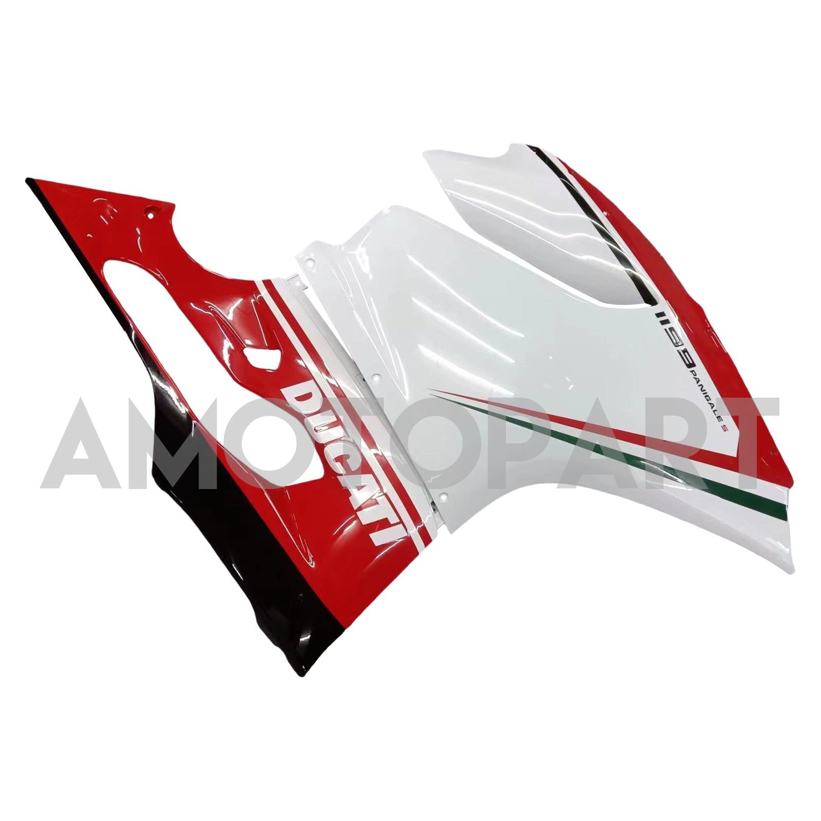 Amotopart Ducati 1199 899 2012-2015 Red & White Fairing Kit