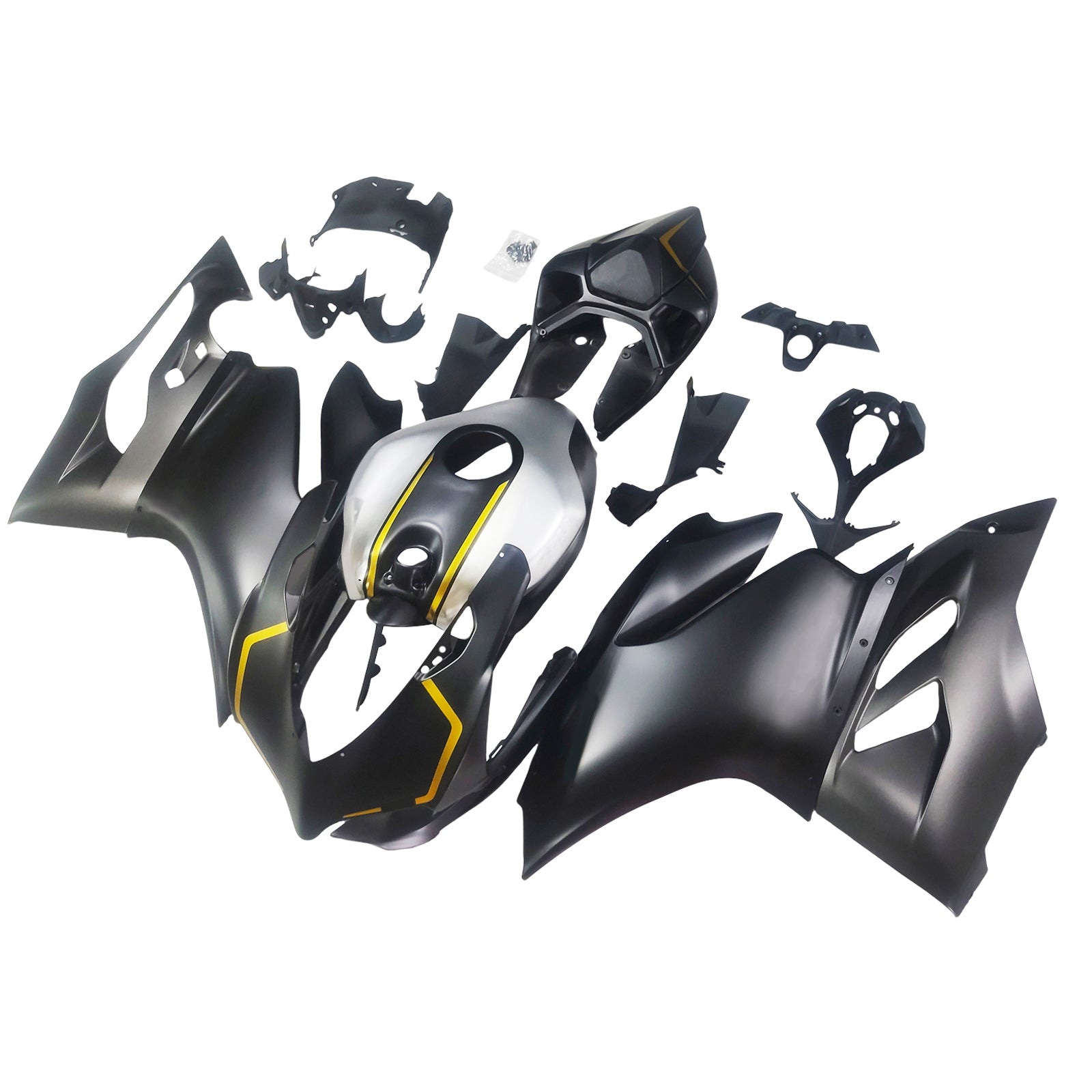 Amotopart 2012-2015 Ducati 1199 899 Matte Black Fairing Kit