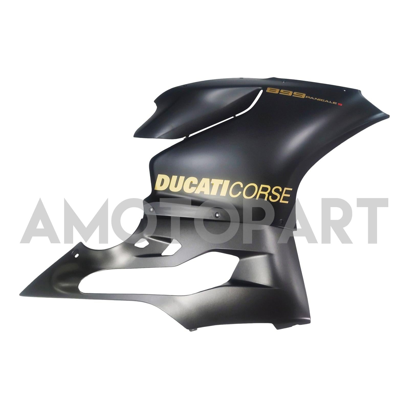 Amotopart 2012-2015 Ducati 1199 899 Matte Black se soupravou zlatého loga