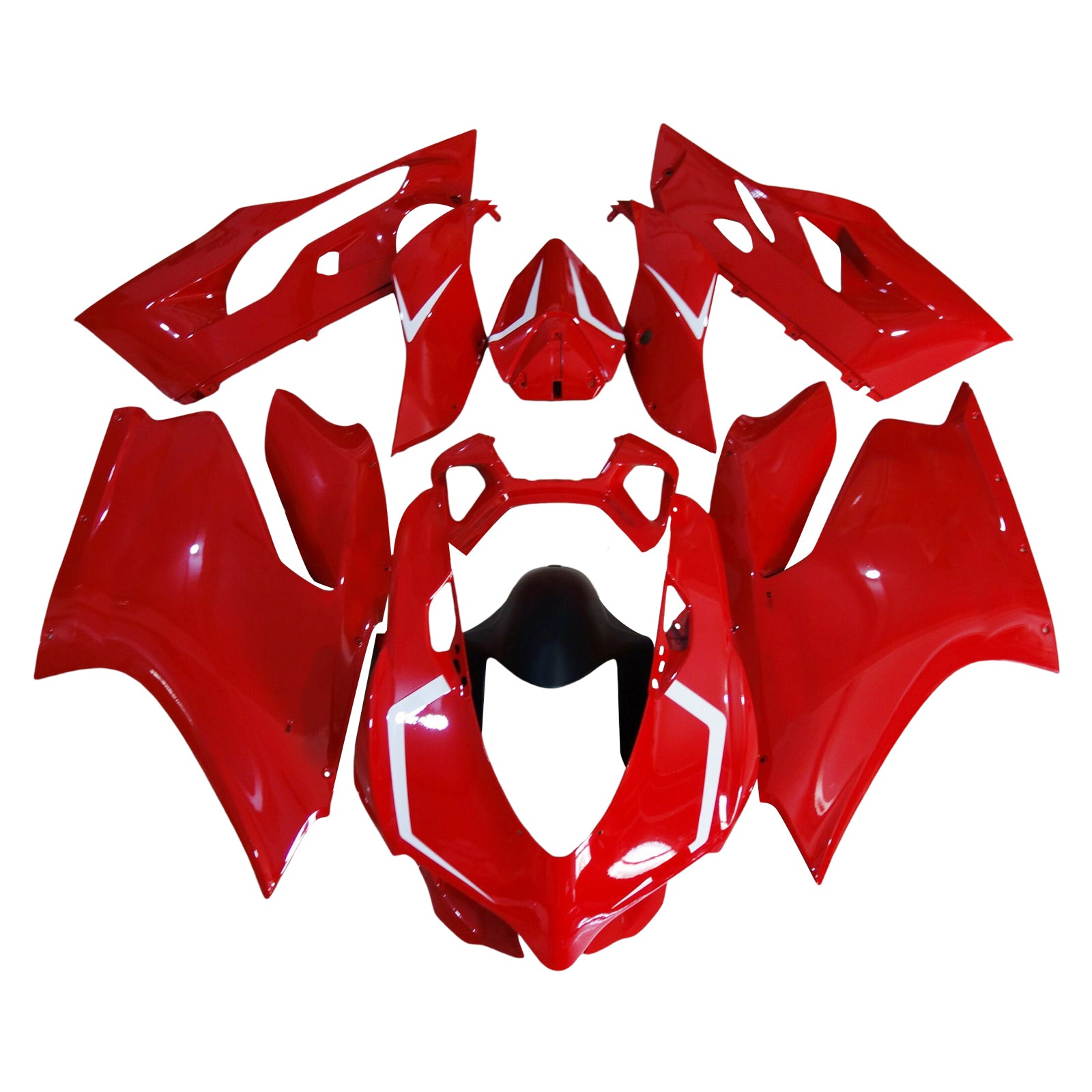 Amotopart 2012-2015 Ducati 1199/899 Red Fairing Kit