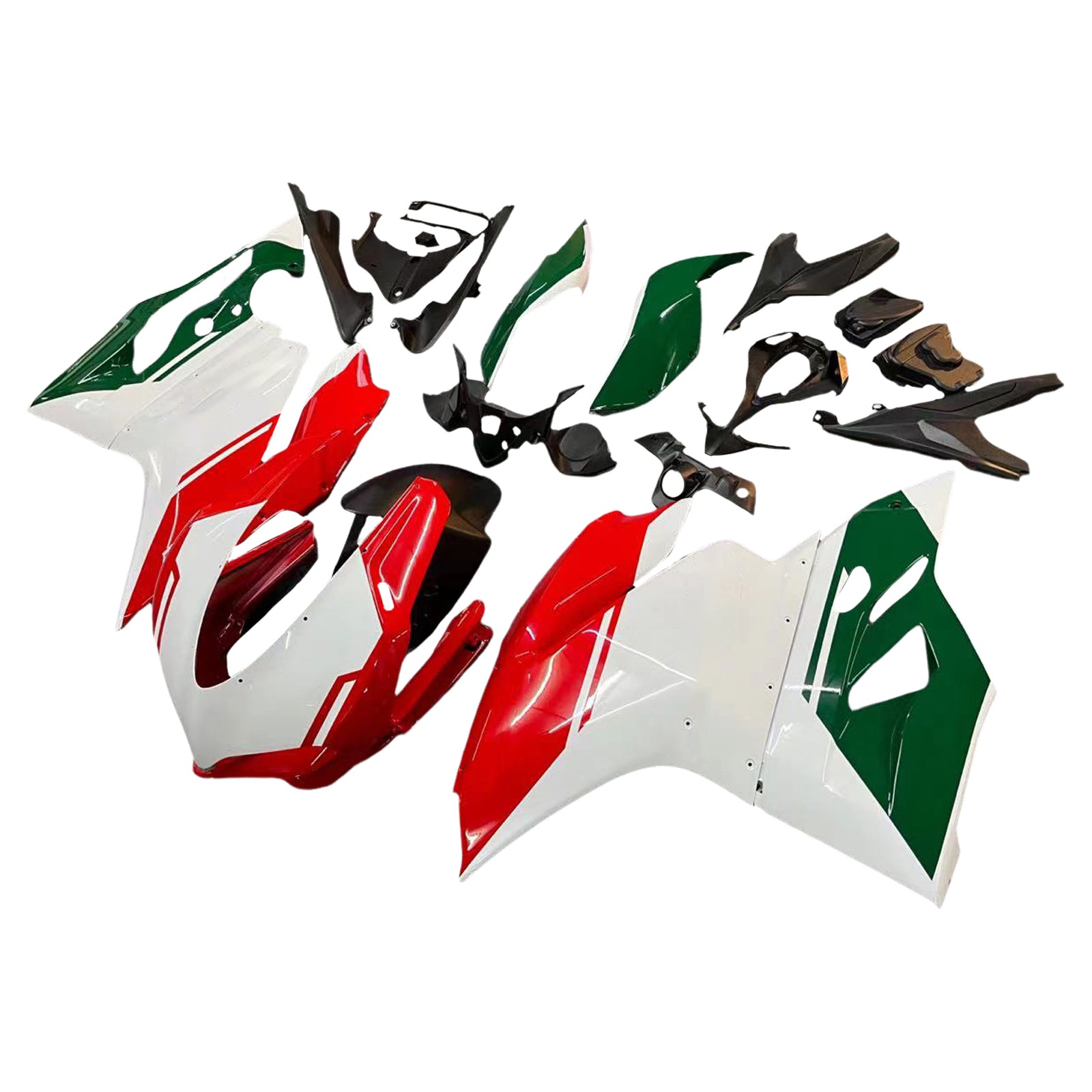 Amotopart 2015-2020 Ducati 1299 959 Red & Green Failing Kit