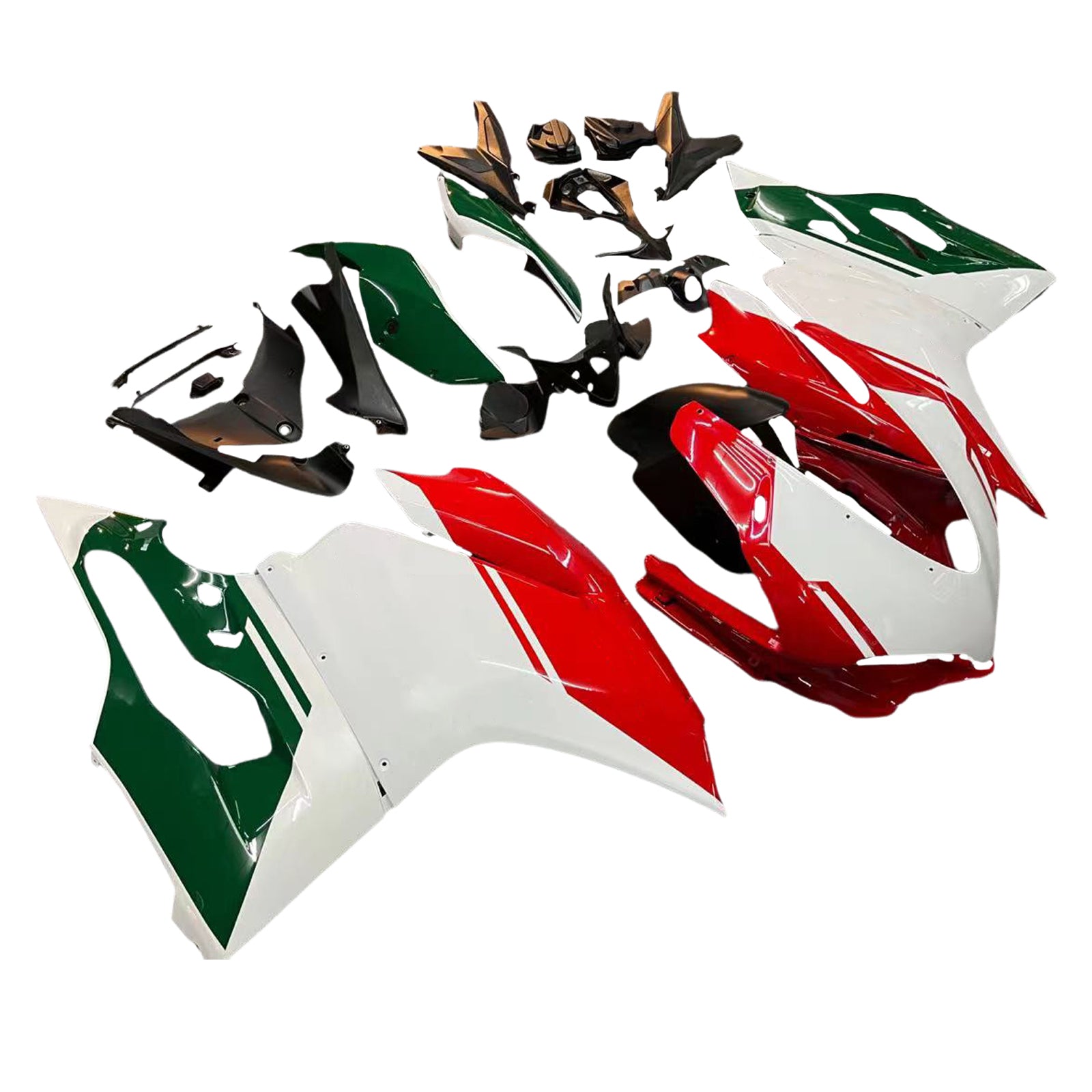 Amotopart 2015-2020 Ducati 1299 959 Red & Green Failing Kit