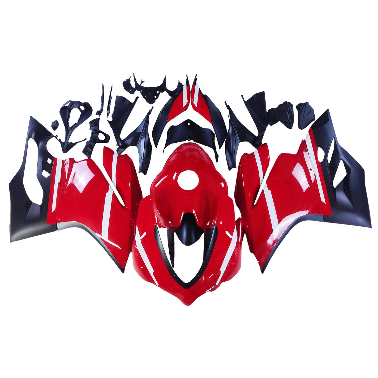 Amotopart 2015-2020 Ducati 1299/959 Red Black Fairing Kit